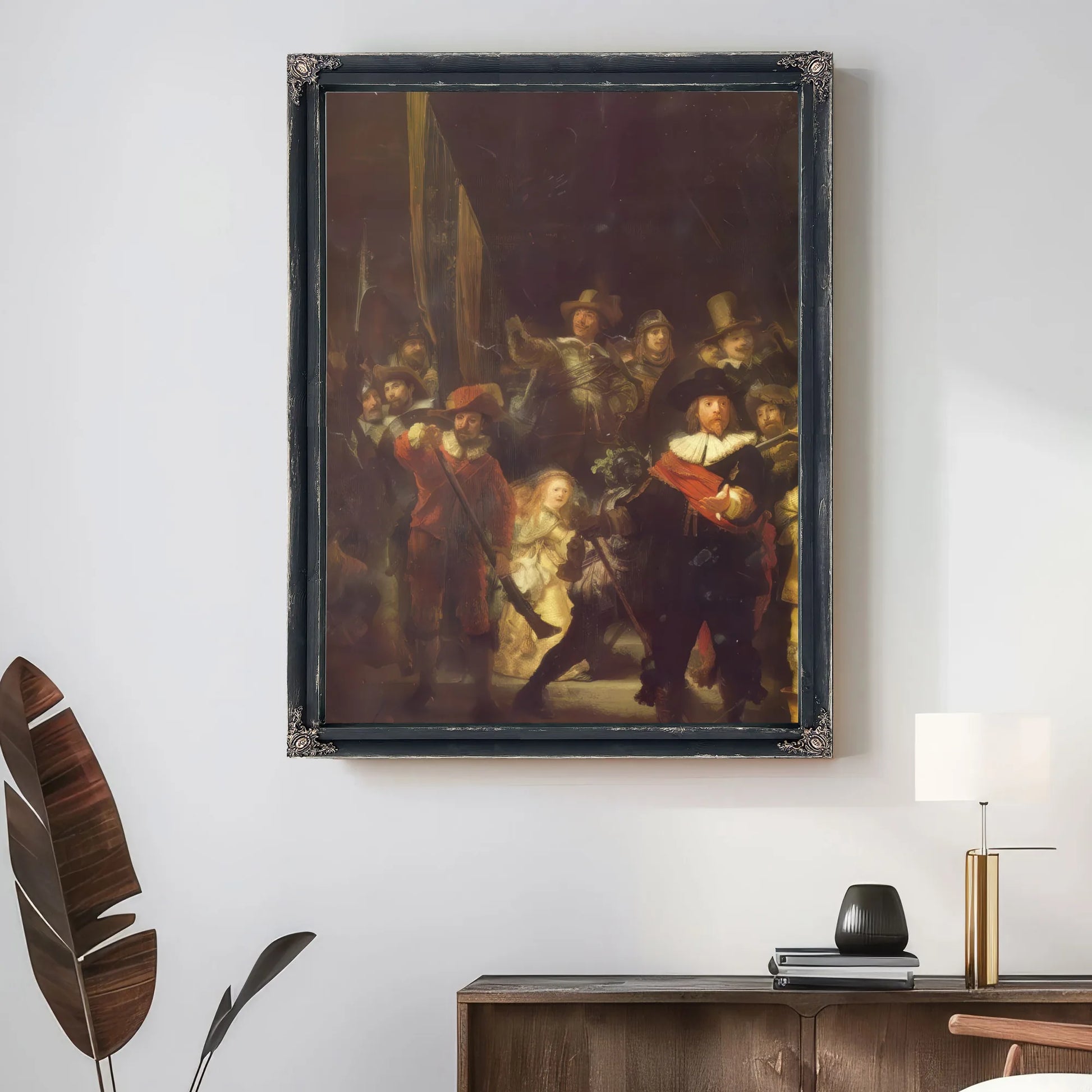 The Militia Company Of Captain Frans Banning Cocq, 1642 By Rembrandt Fine Art Print