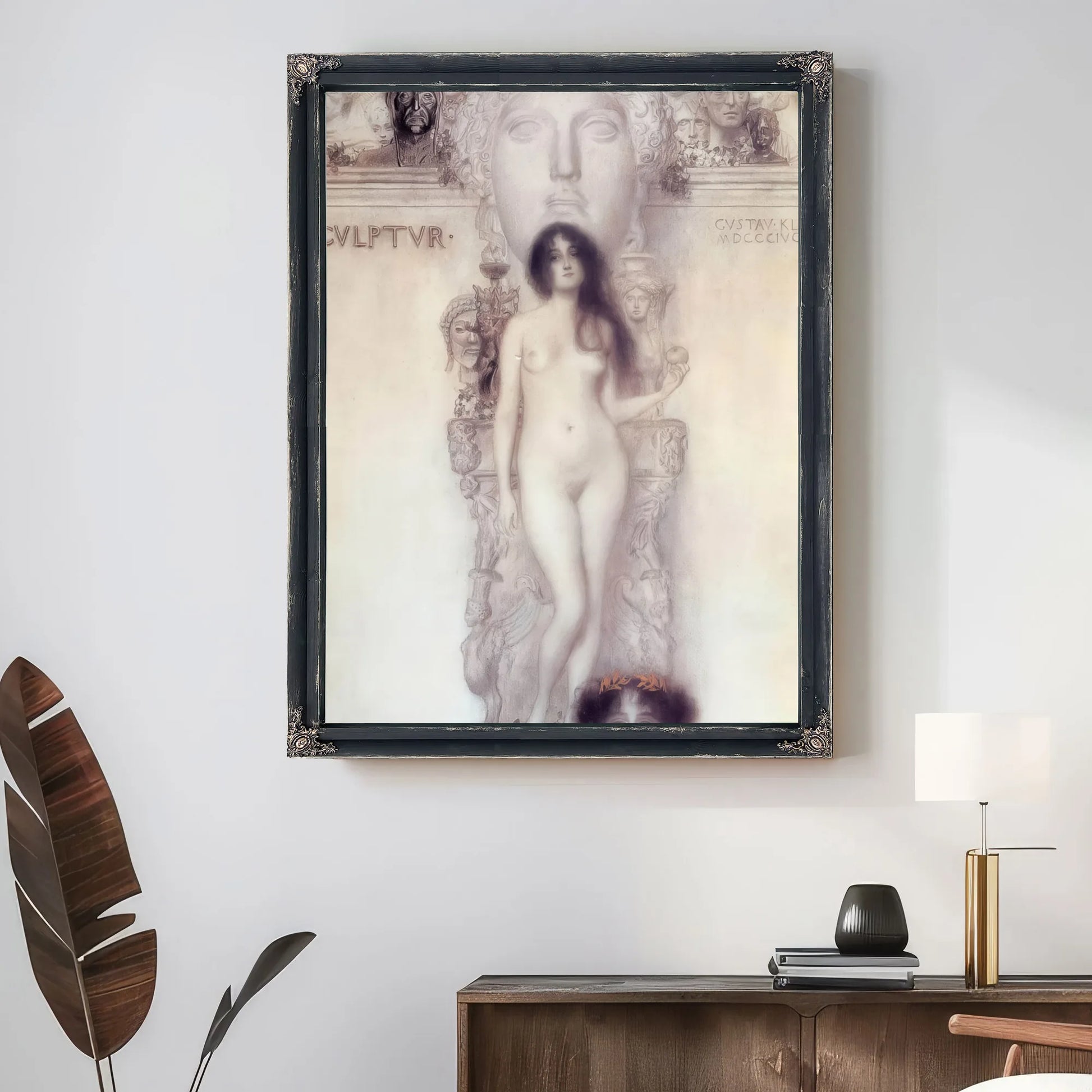 Final Drawing For The Allegory Of Sculpture, 1902 03 By Gustav Klimt Fine Art Print