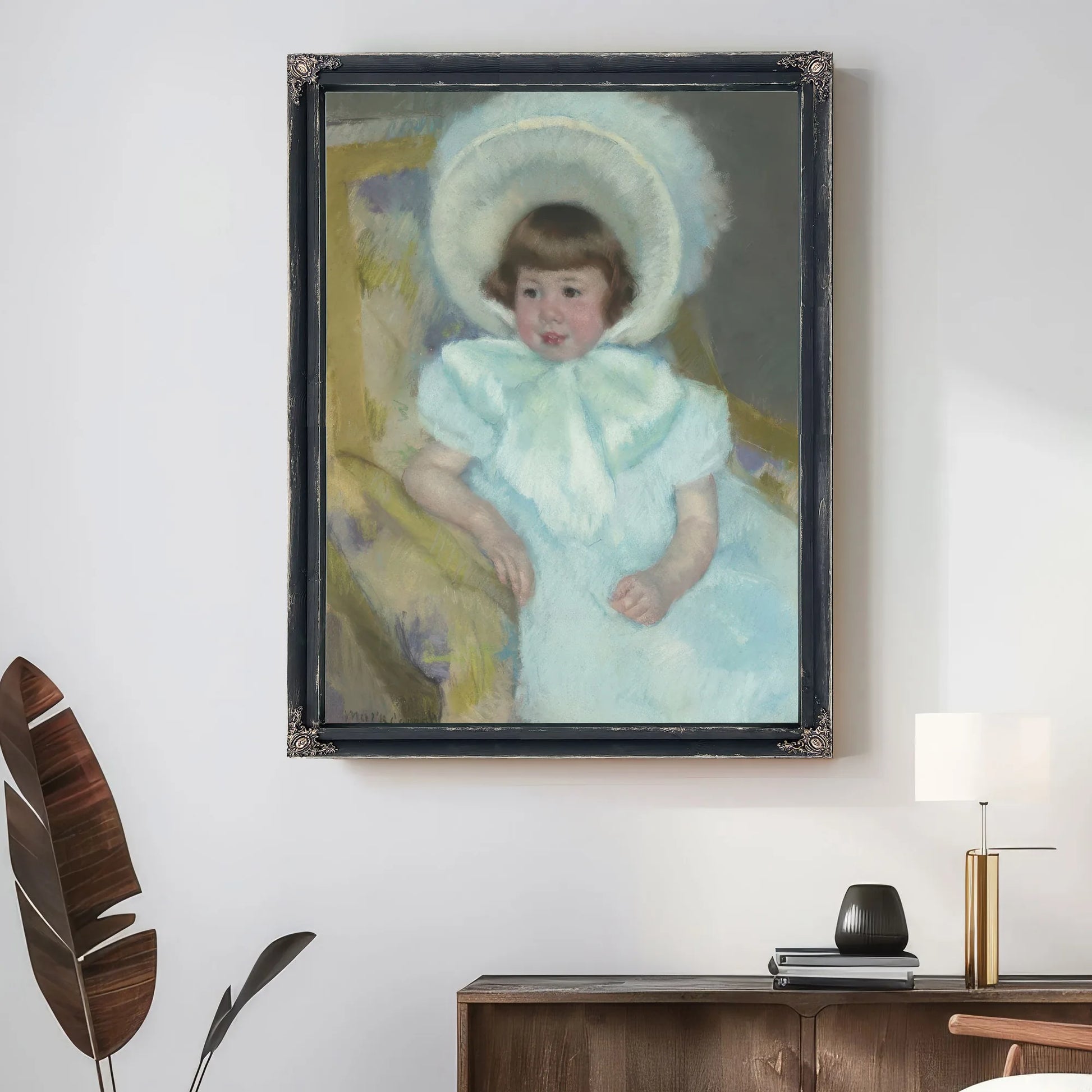 Portrait Of Mademoiselle Louise Aurore Villeboeuf By Mary Cassatt Fine Art Print