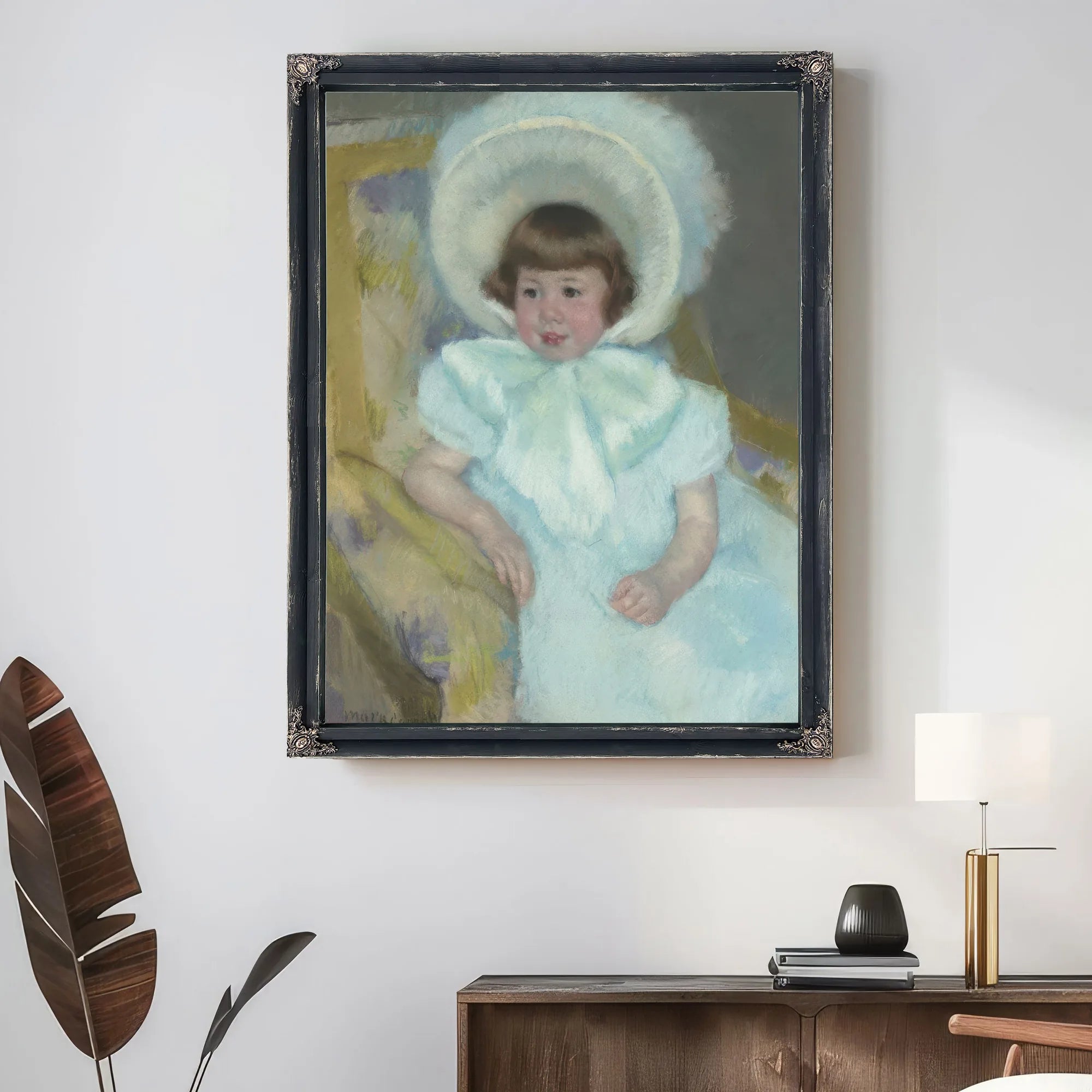 Portrait Of Mademoiselle Louise Aurore Villeboeuf By Mary Cassatt Fine Art Print