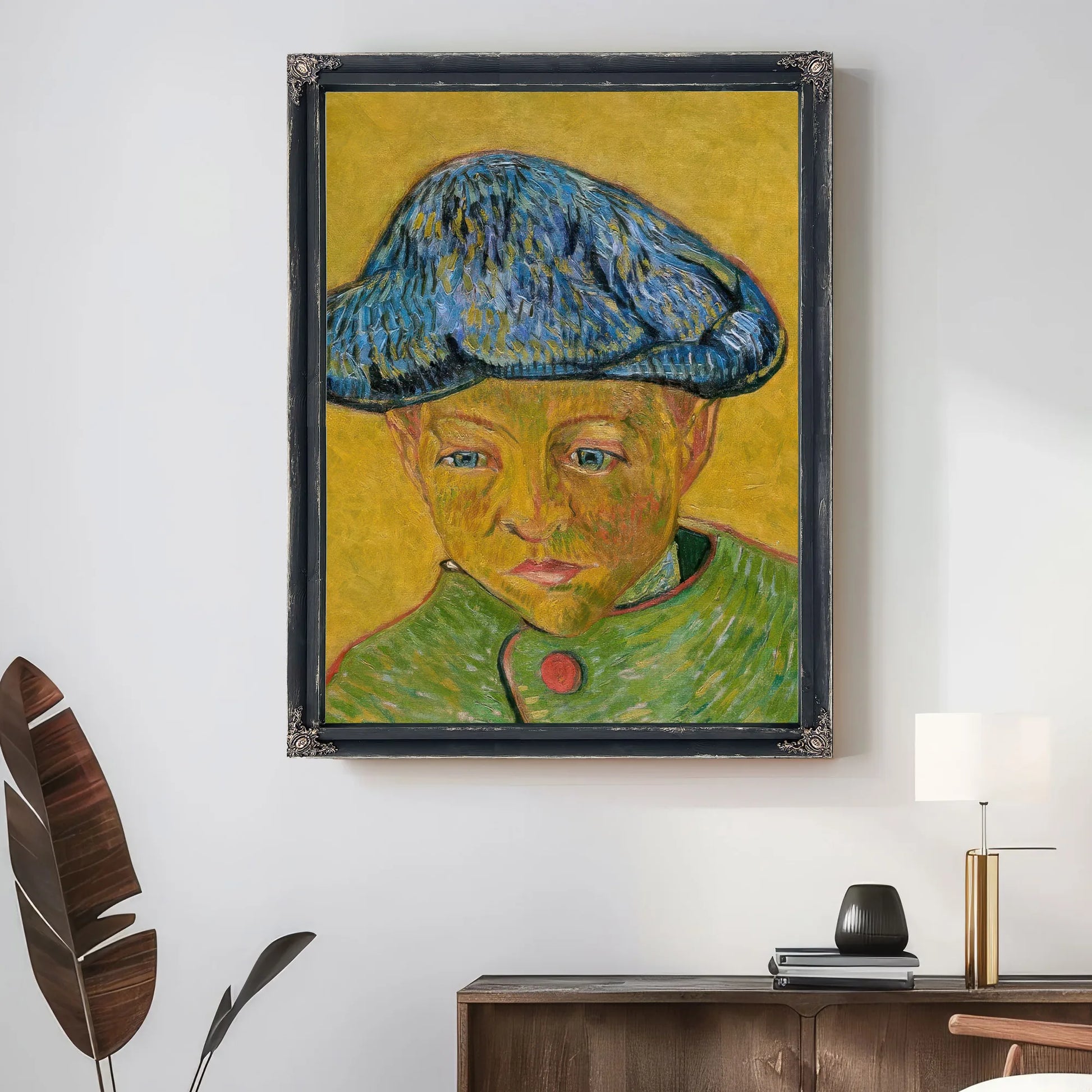 Portrait Of Camille Roulin By Vincent Van Gogh Fine Art Print
