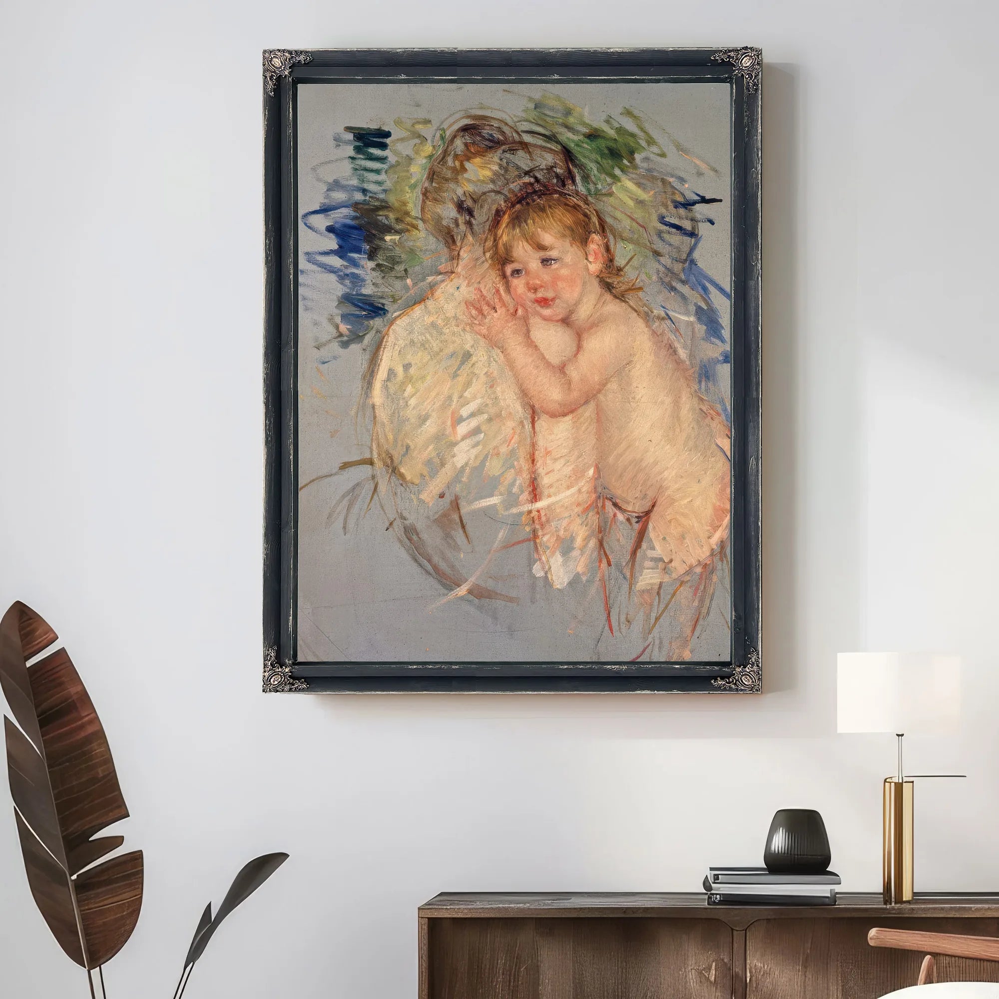 A Study For 'Le Dos Nu' By Mary Cassatt Fine Art Print