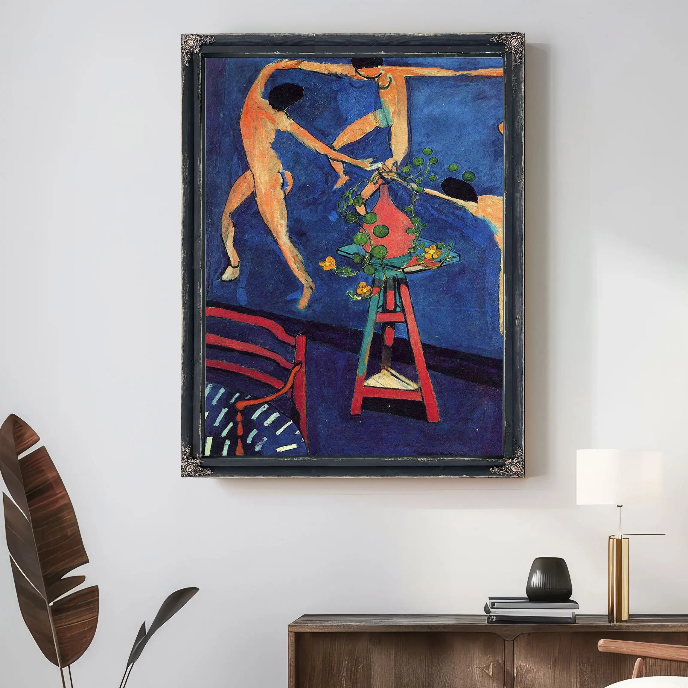 Nasturtiums With The Painting Dance  by Henri Matisse