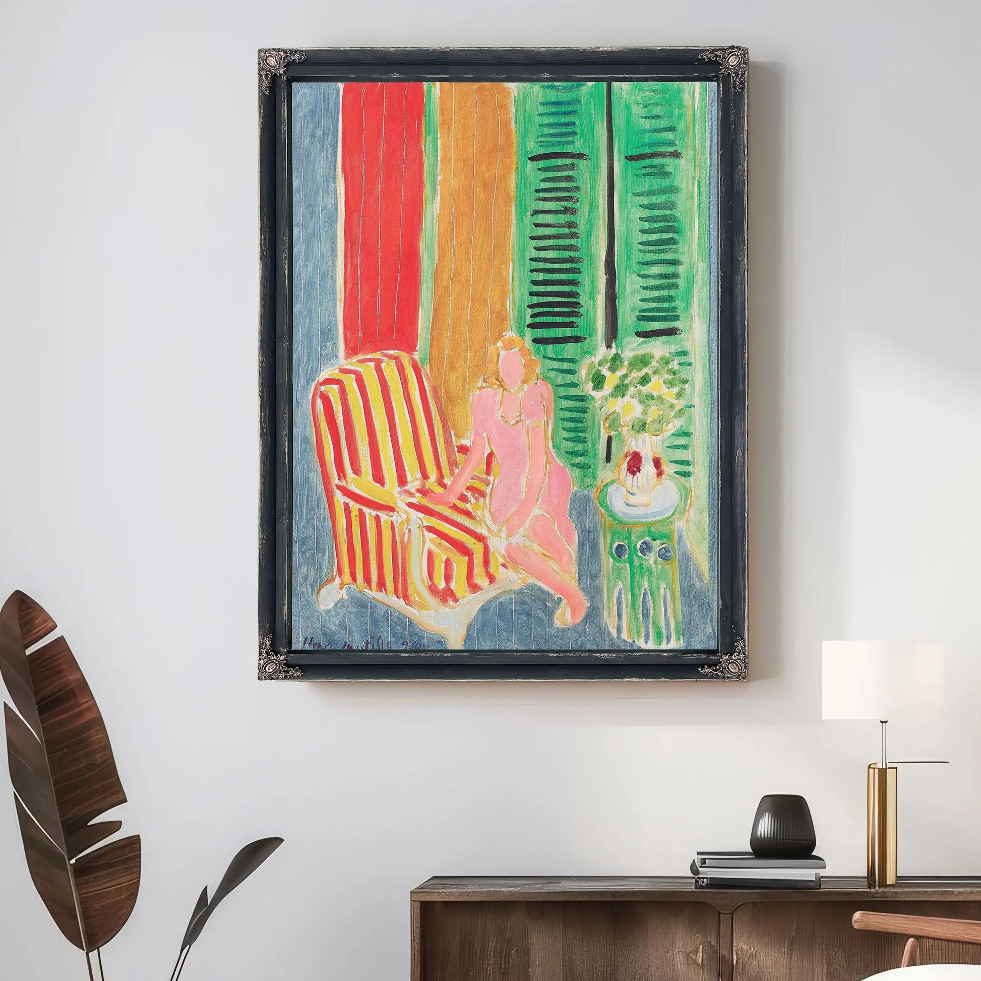 Woman Before An Aquarium by Henri Matisse