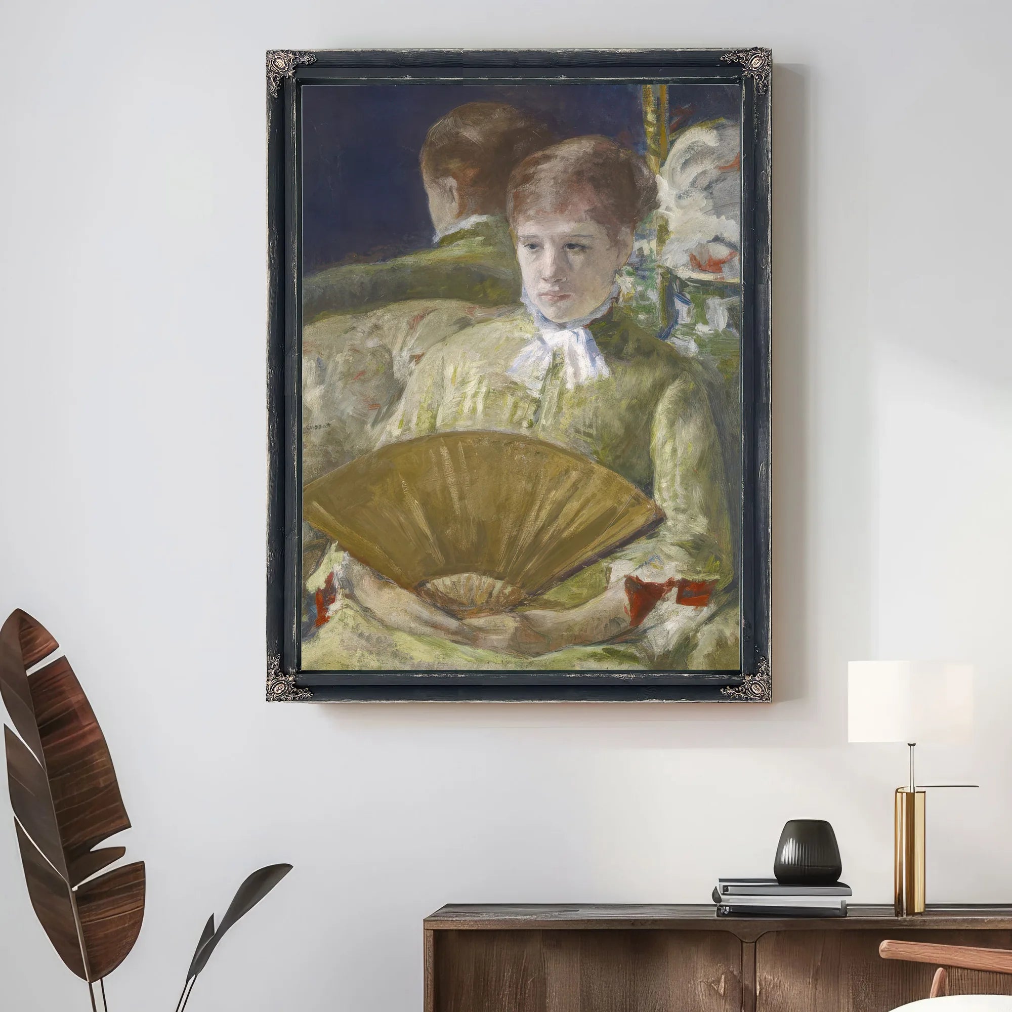 Miss Mary Ellison By Mary Cassatt Fine Art Print