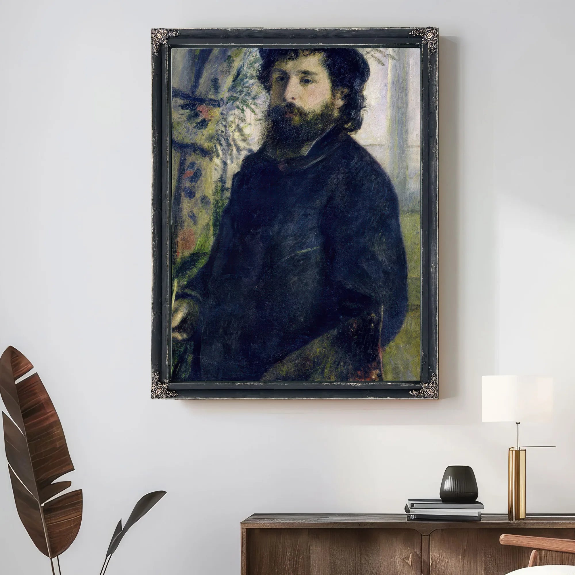 Portrait Of Claude Monet (1840 1926) By Pierre Auguste Renoir Fine Art Print