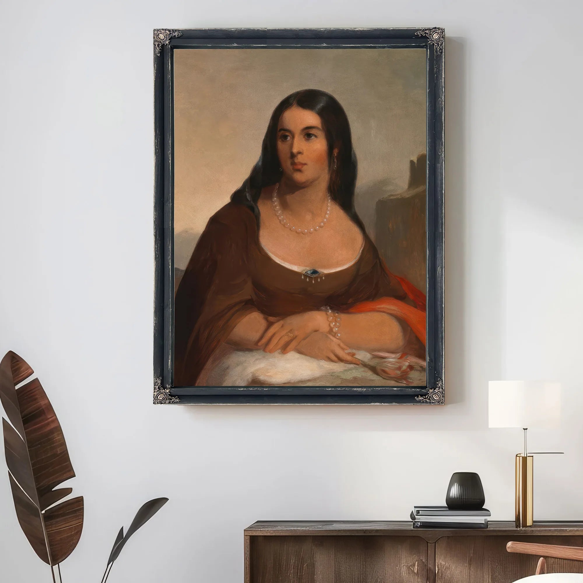 Pocahontas By Thomas Sully Fine Art Print