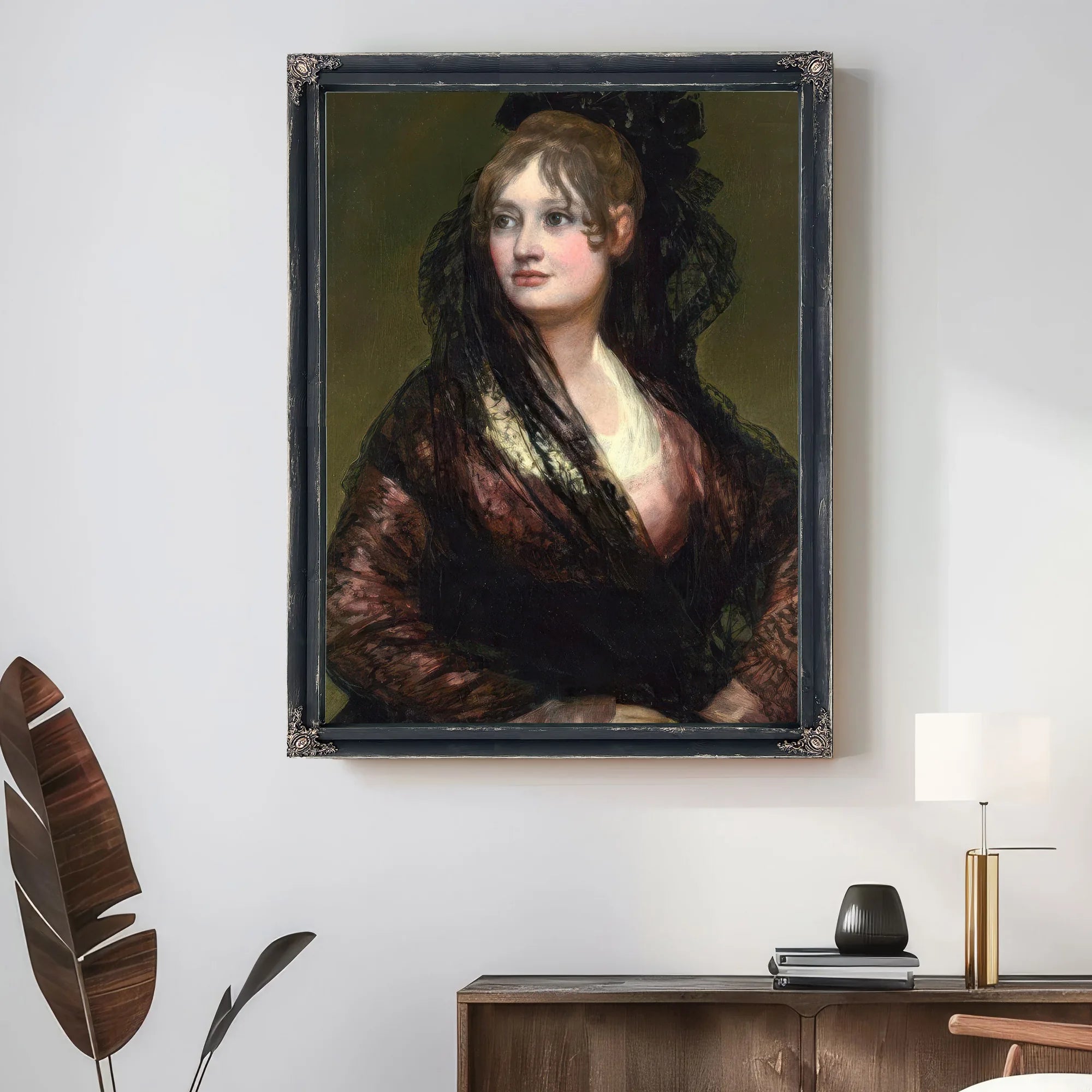 Dona Isabel De Porcel By Francisco De Goya Fine Art Print