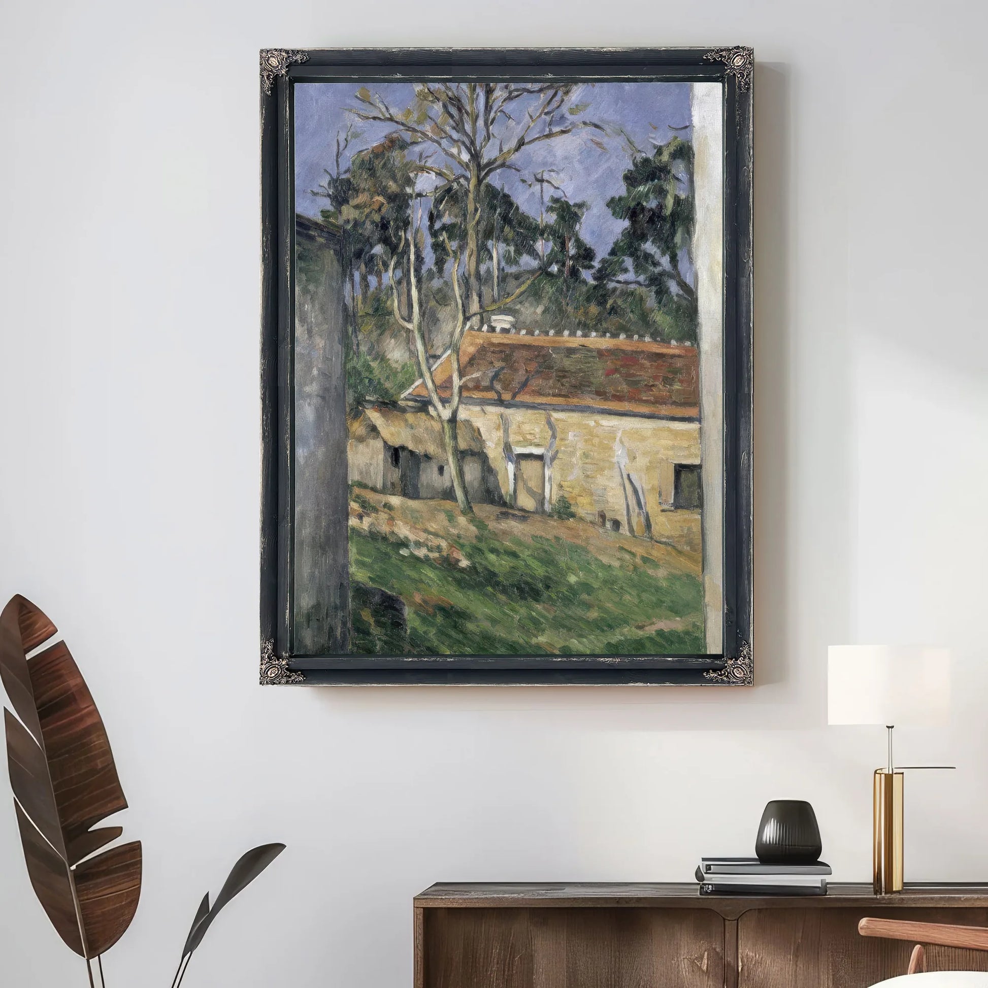 Cour De Ferme (Farmyard) By Paul Cezanne Fine Art Print