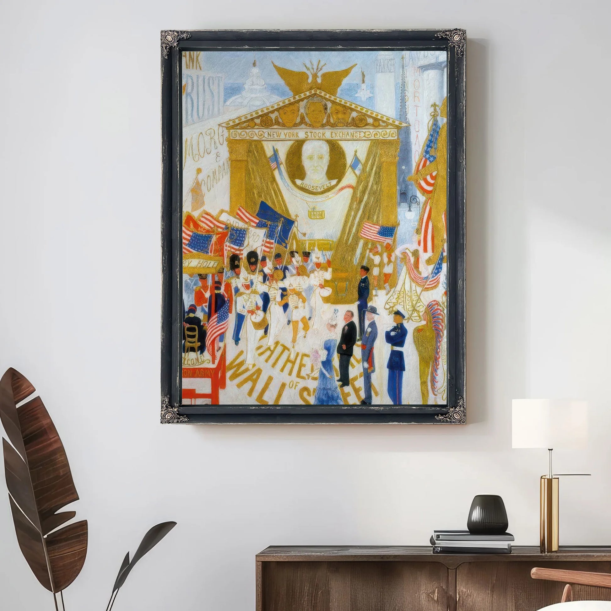 The Cathedrals Of Wall Street By Florine Stettheimer Fine Art Print