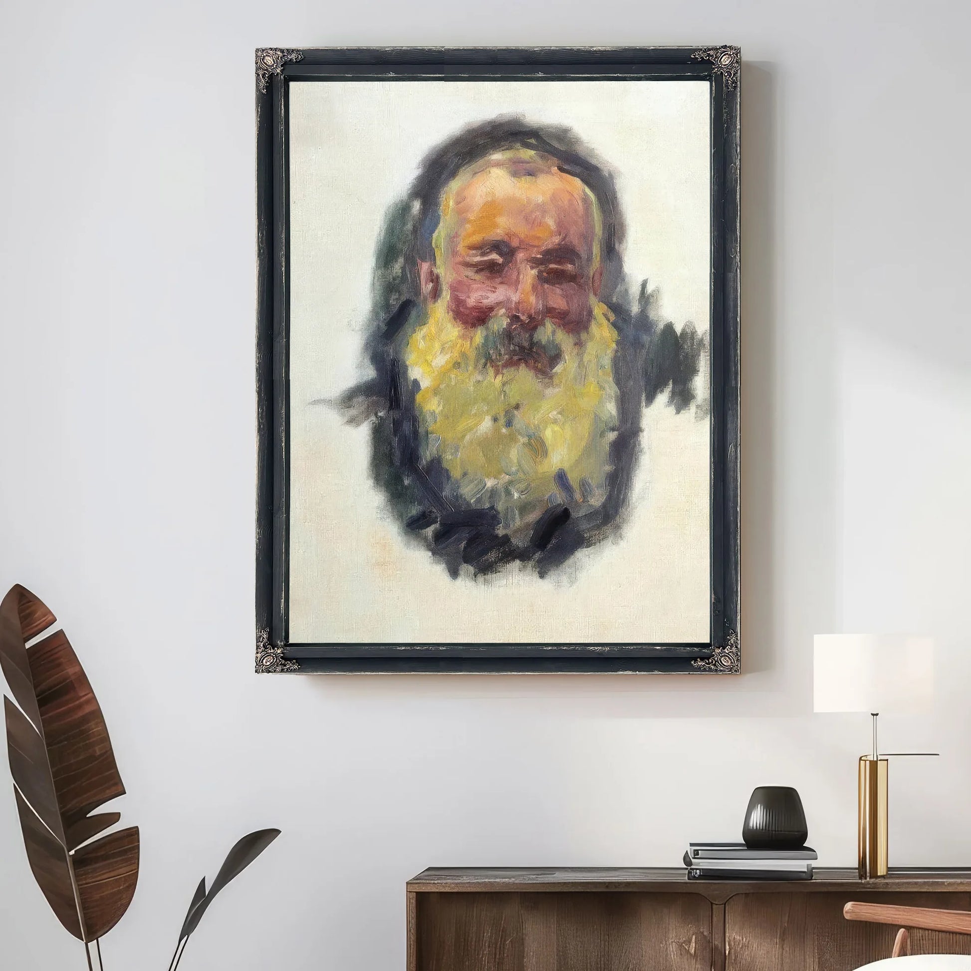 Self Portrait By Claude Monet Fine Art Print