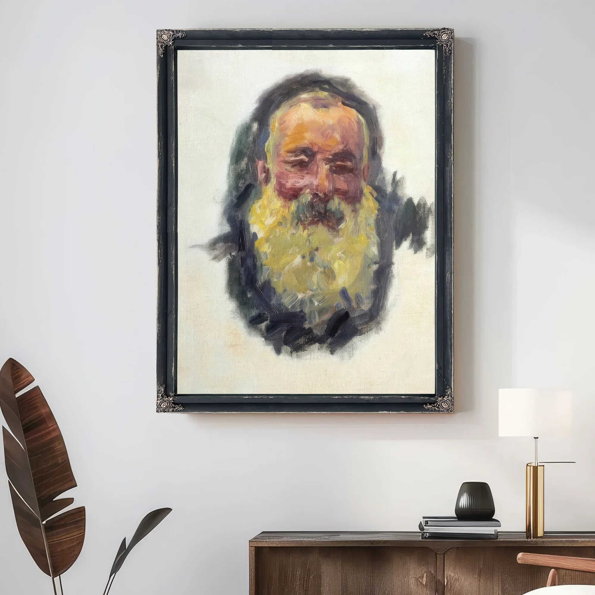 Self Portrait By Claude Monet Fine Art Print
