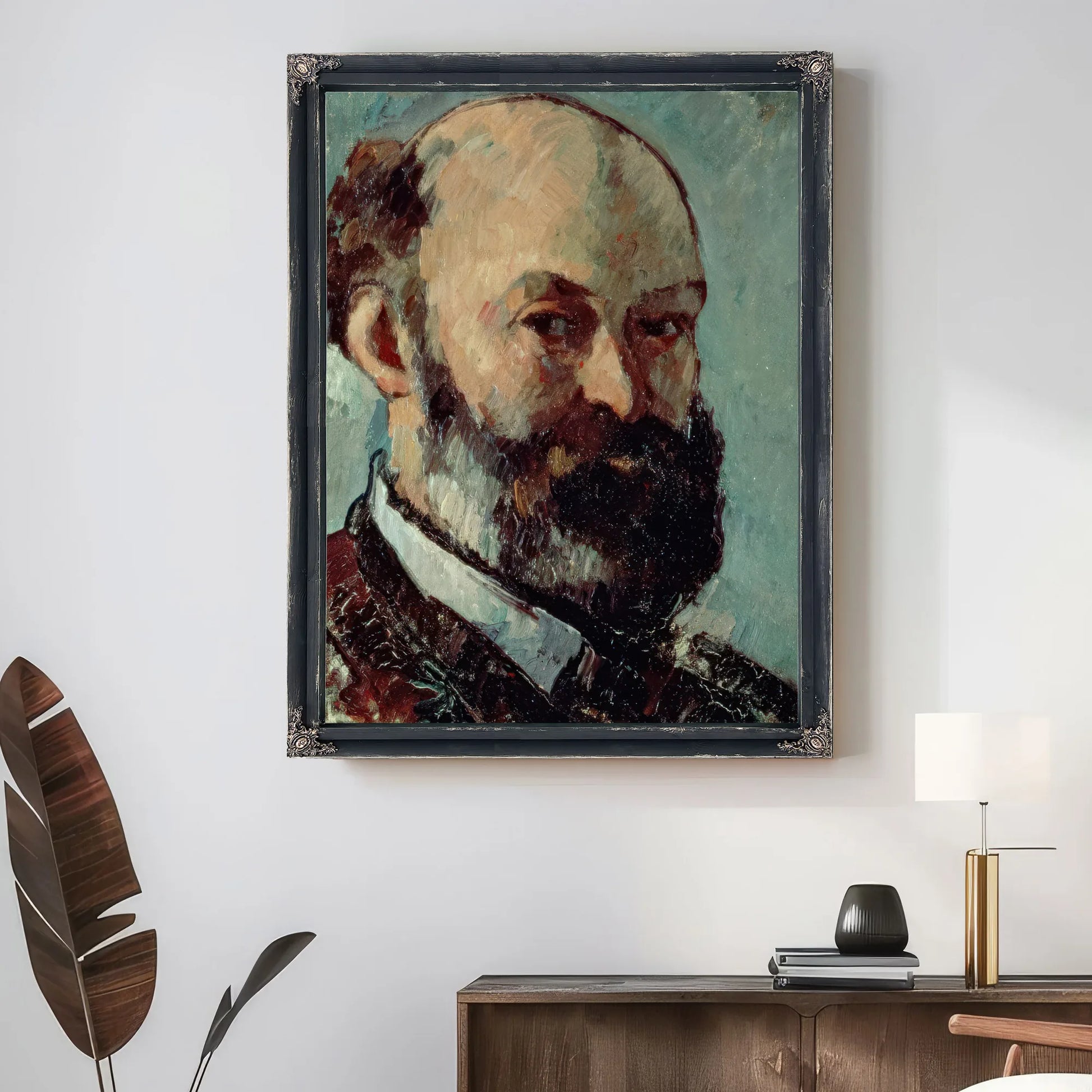 Self Portrait 6 By Paul Cezanne Fine Art Print