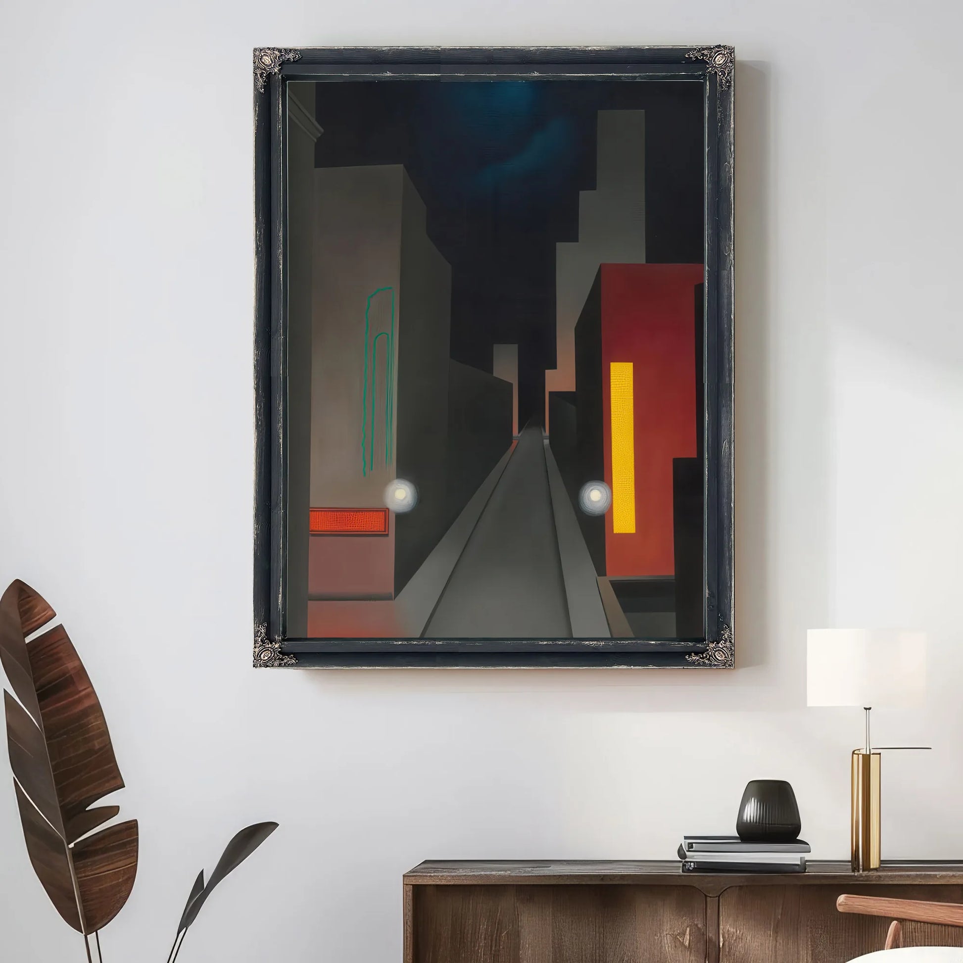 New Moon New York By George Ault Fine Art Print
