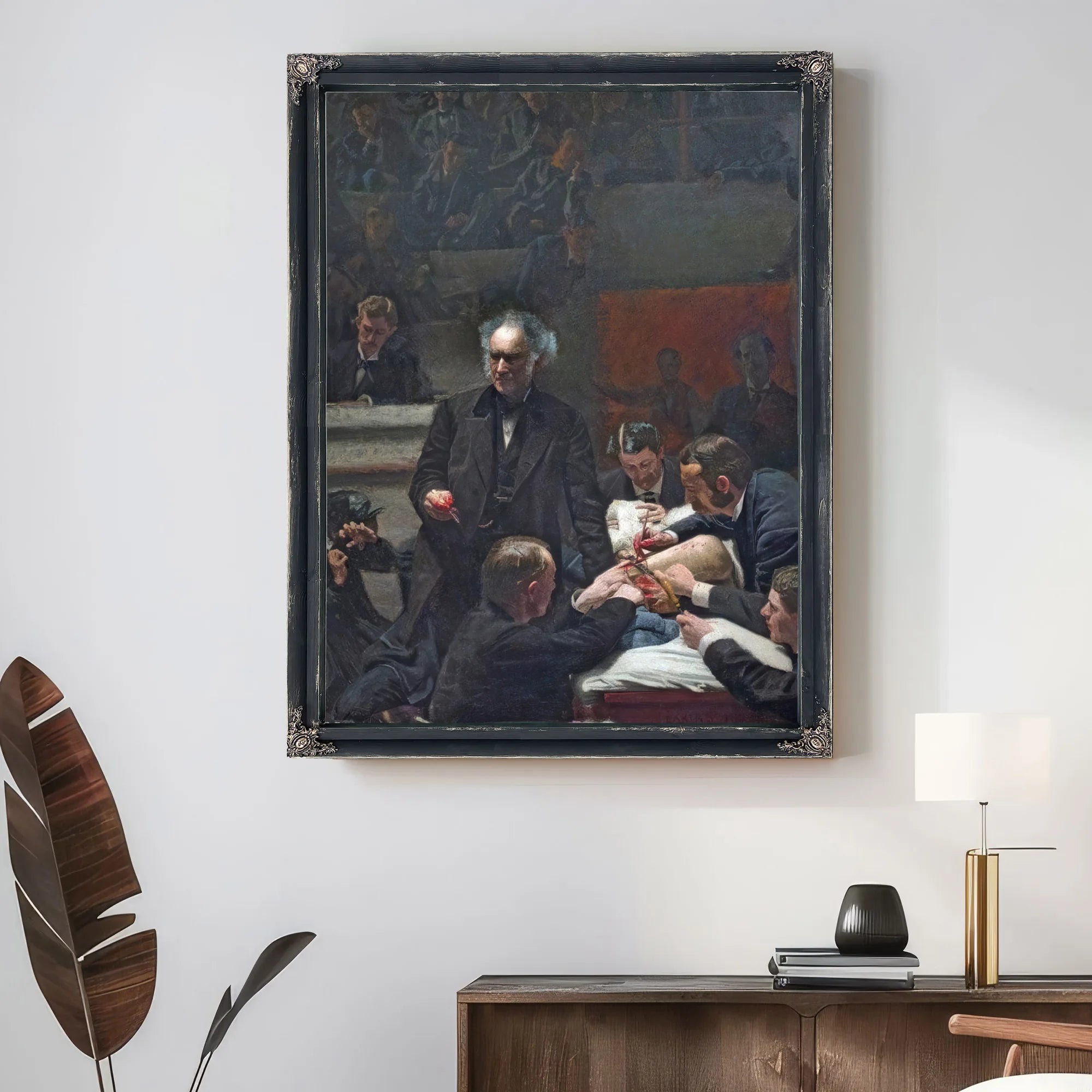 Portrait Of Dr Samuel D Gross The Gross Clinic by Thomas Eakins Fine Art Print