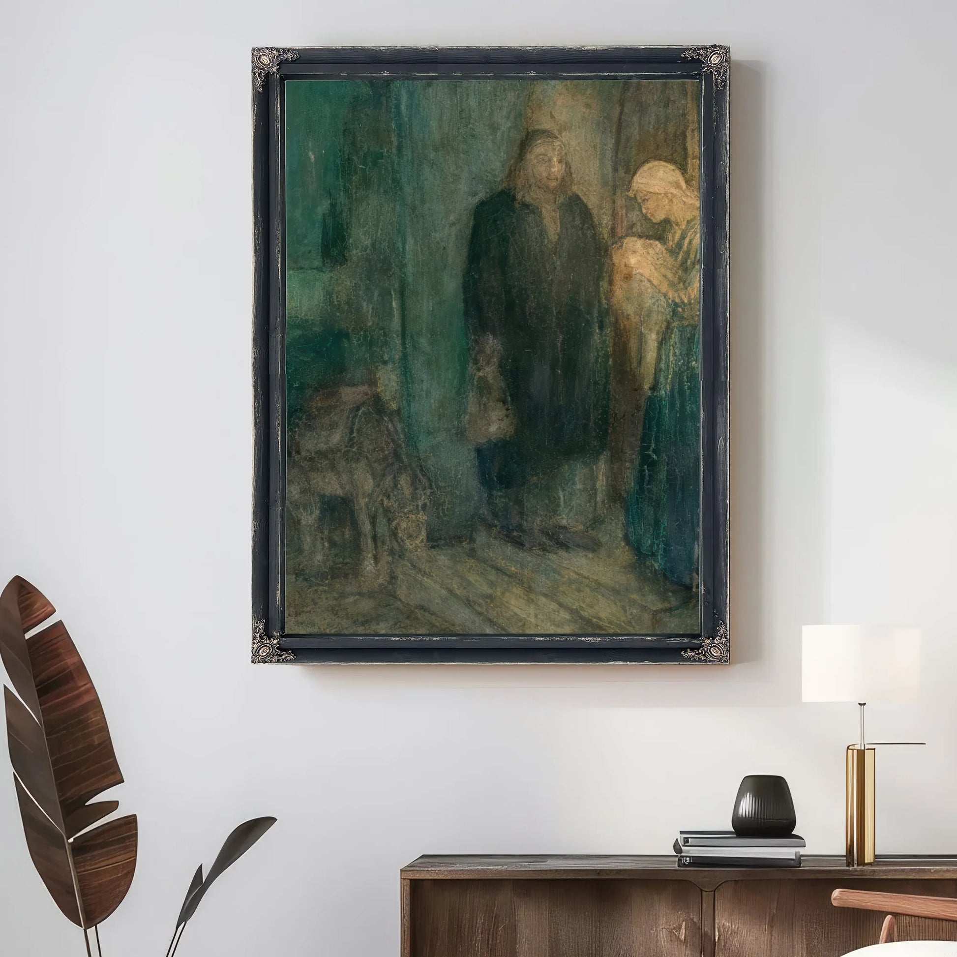 Departure Into Egypt (At The Inn) By Henry Ossawa Tanner Fine Art Print