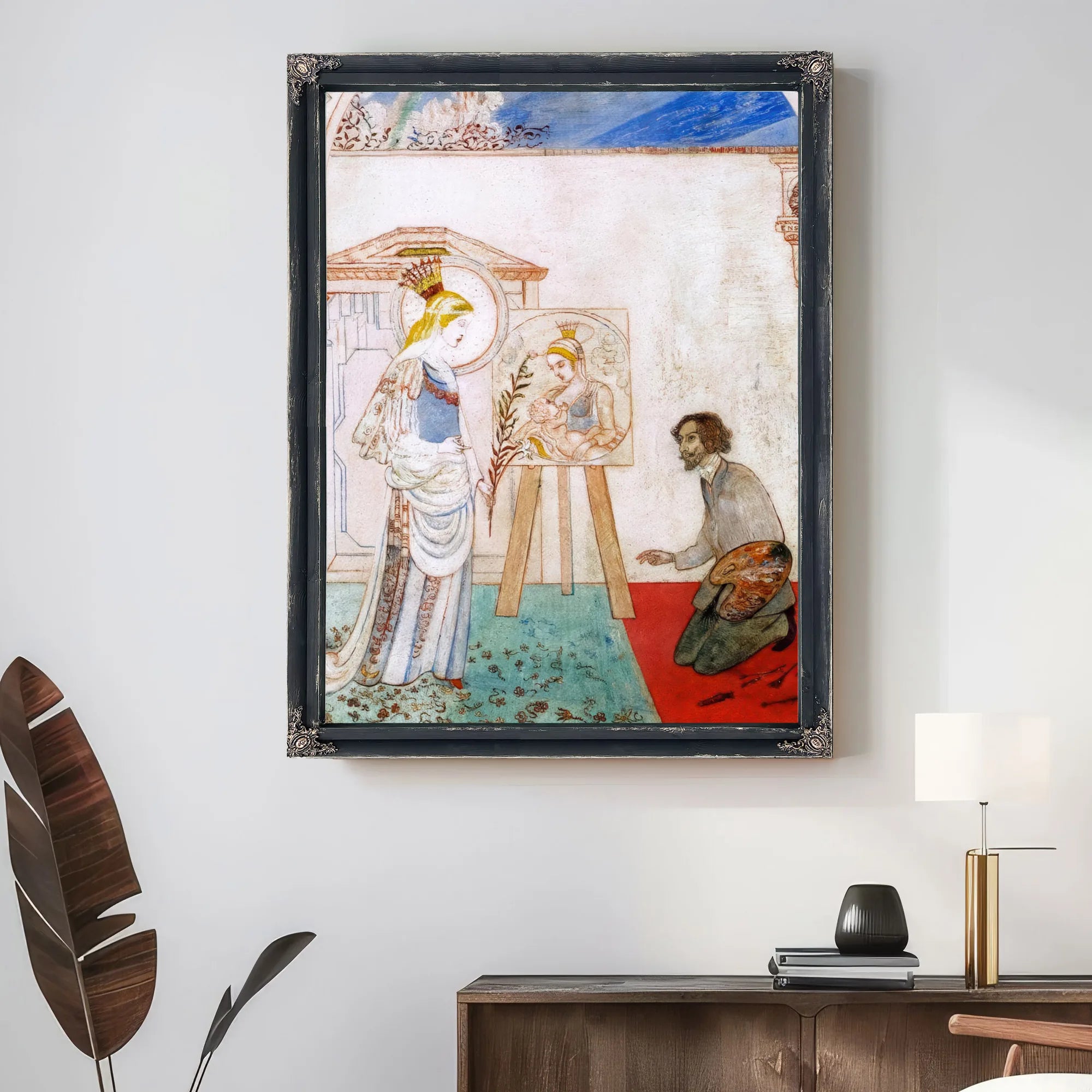 The Virgin Of Consolation By James Ensor Fine Art Print