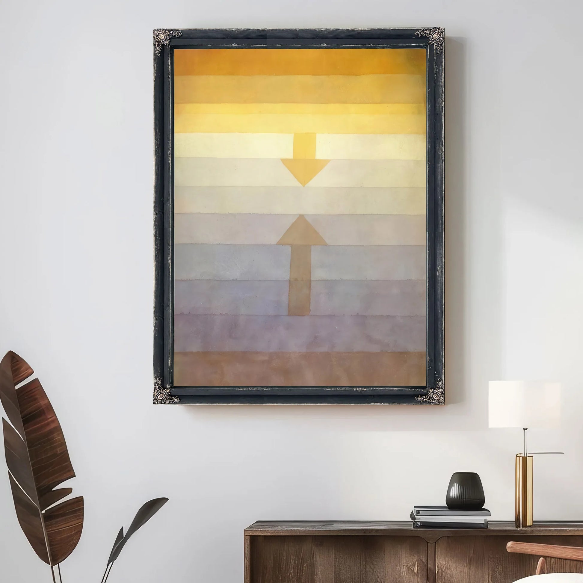 Separation In The Evening 1922 79 By Paul Klee Fine Art Print