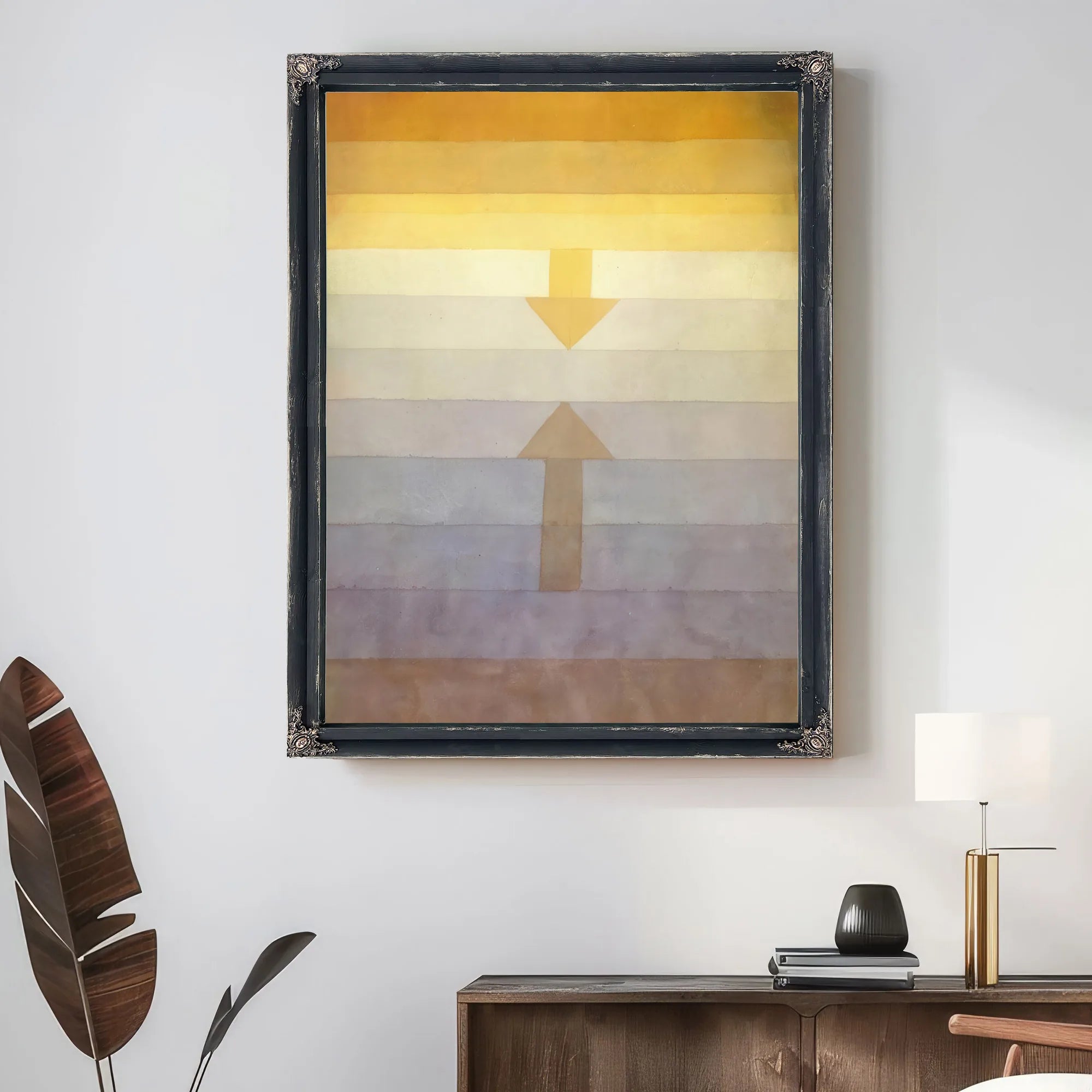Separation In The Evening 1922 79 By Paul Klee Fine Art Print