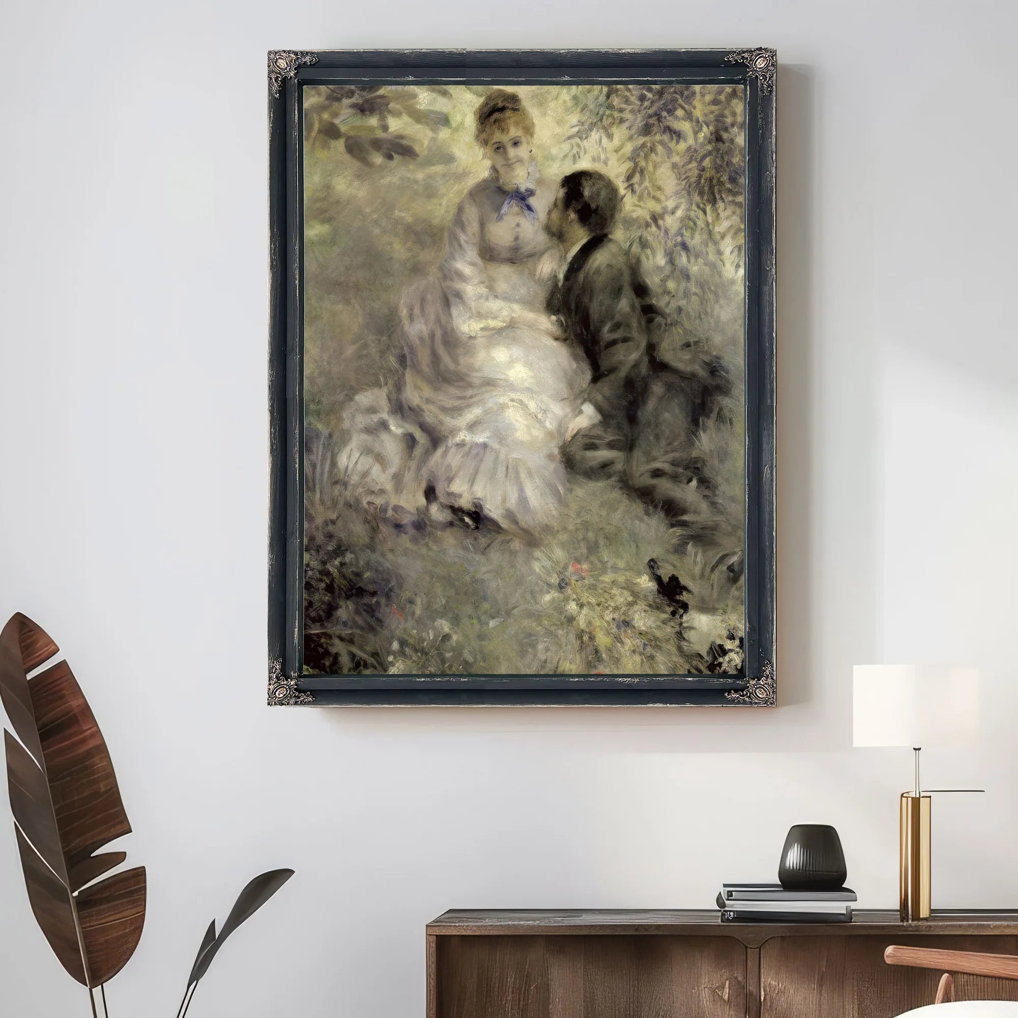 The Lovers By Pierre Auguste Renoir Fine Art Print