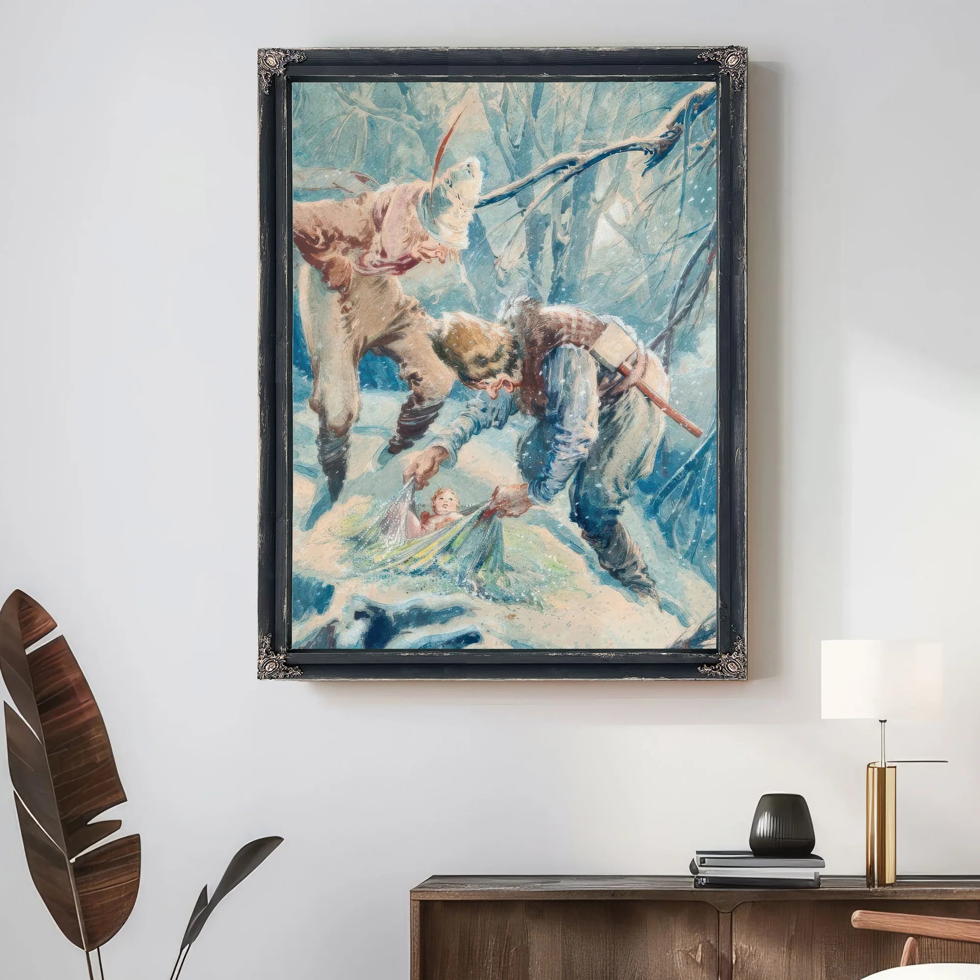 The Happy Prince And Other Tales Story Illustration Page 109 1940 By Everett Shinn Fine Art Print