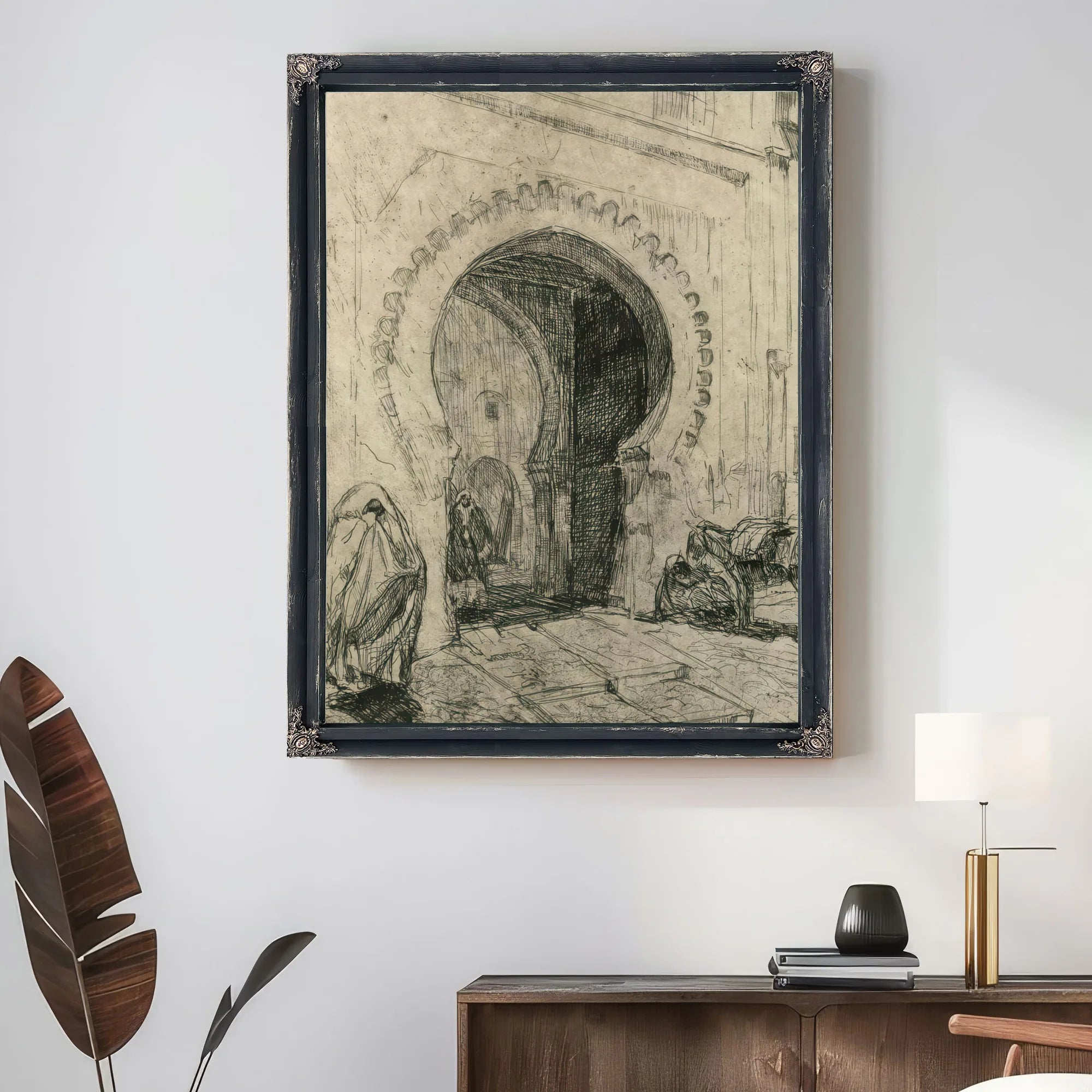 Gate In Tangier By Henry Ossawa Tanner Fine Art Print
