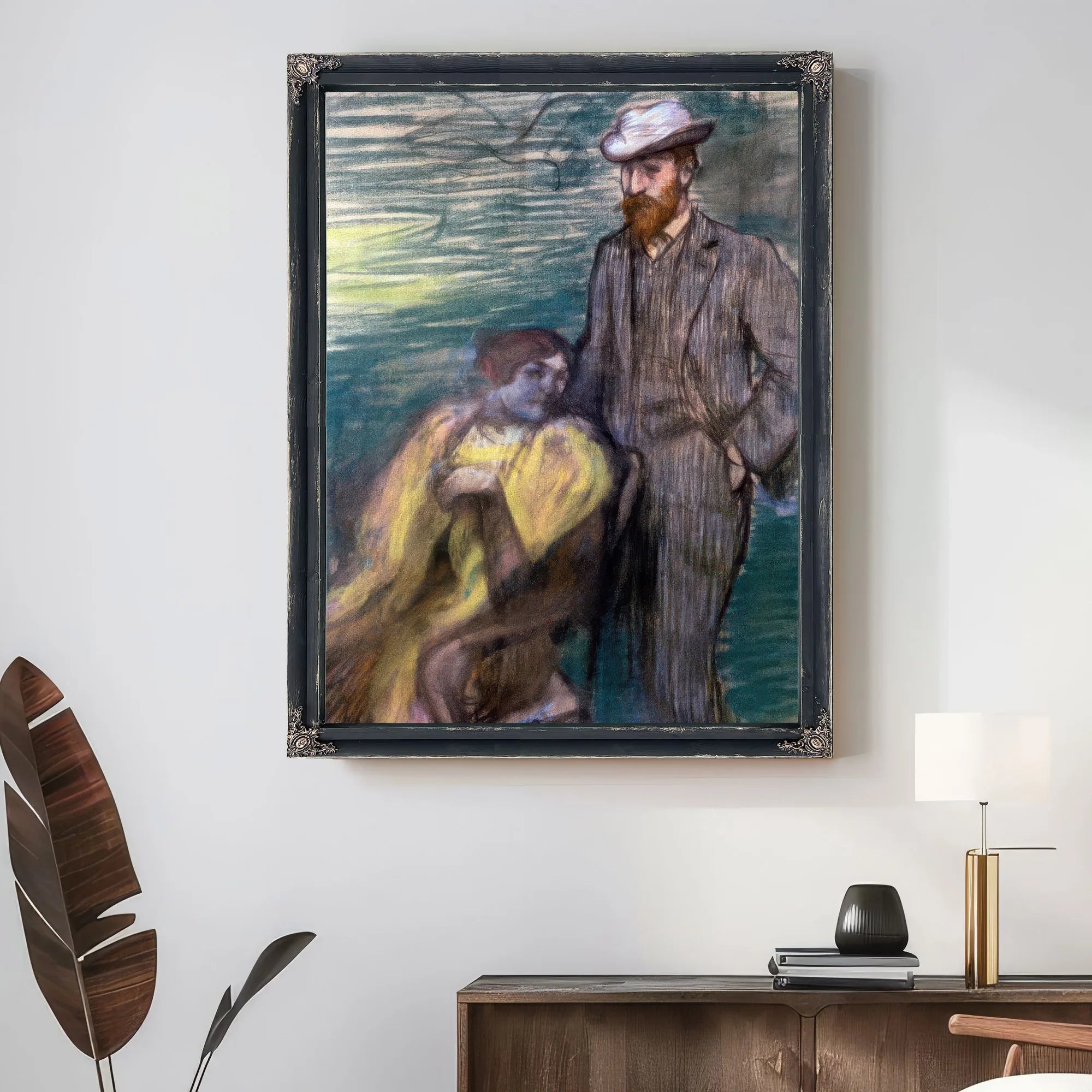 Monsieur And Madame Rouart By Edgar Degas Fine Art Print