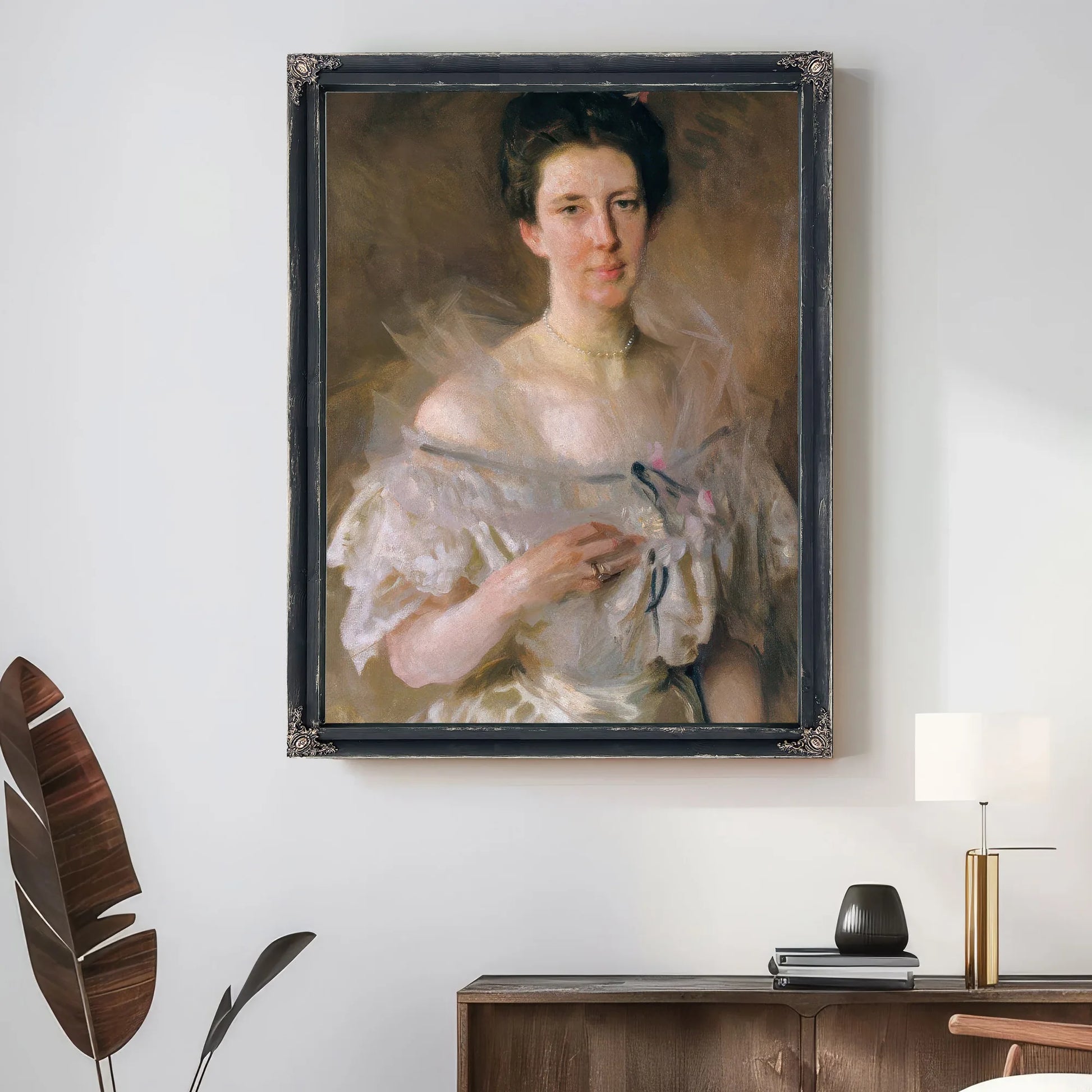 Mrs Gardiner Greene Hammond (Esther Fiske Hammond) By John Singer Sargent Fine Art Print