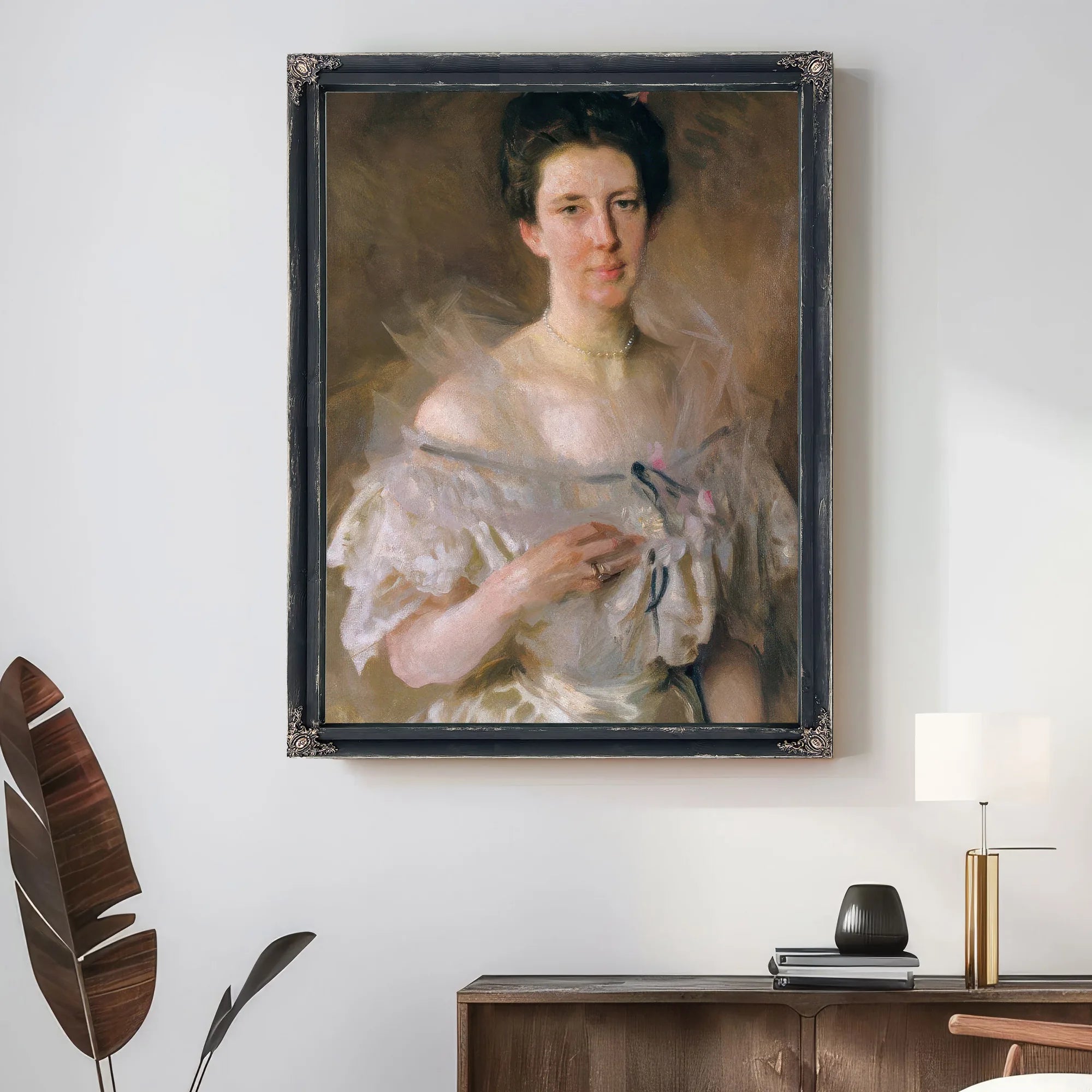Mrs Gardiner Greene Hammond (Esther Fiske Hammond) By John Singer Sargent Fine Art Print