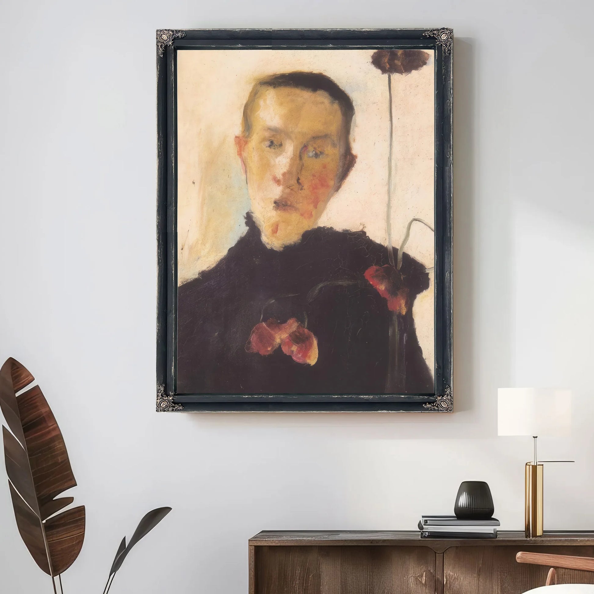 Portrait Of An Old Woman 1 By Paula Modersohn Becker Fine Art Print