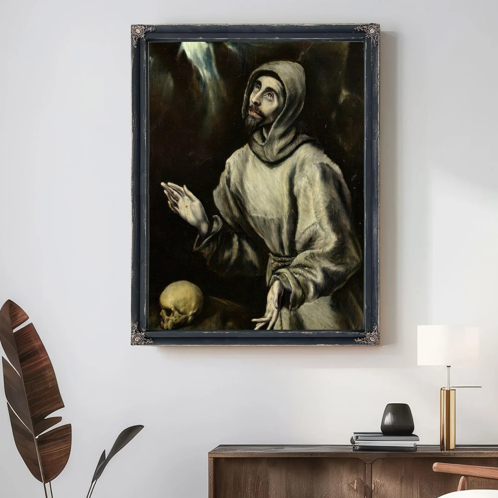 St. Francis Of Assisi Receiving The Stigmata By El Greco Fine Art Print