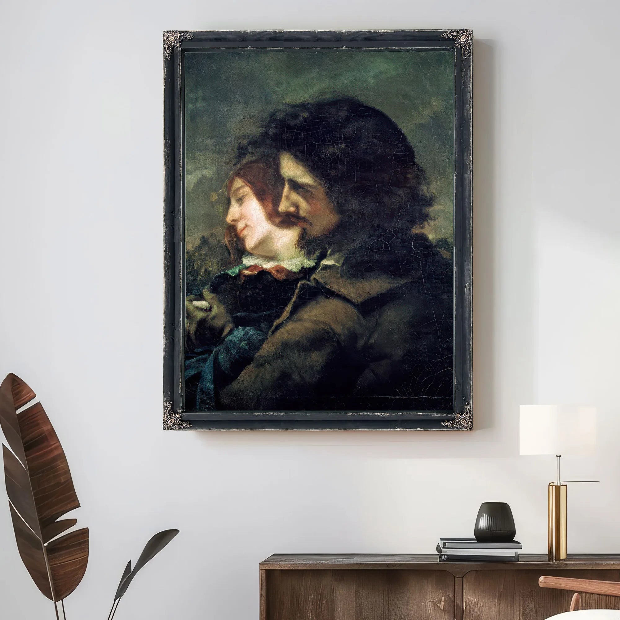 The Happy Lovers By Jean Desire Gustave Courbet Fine Art Print