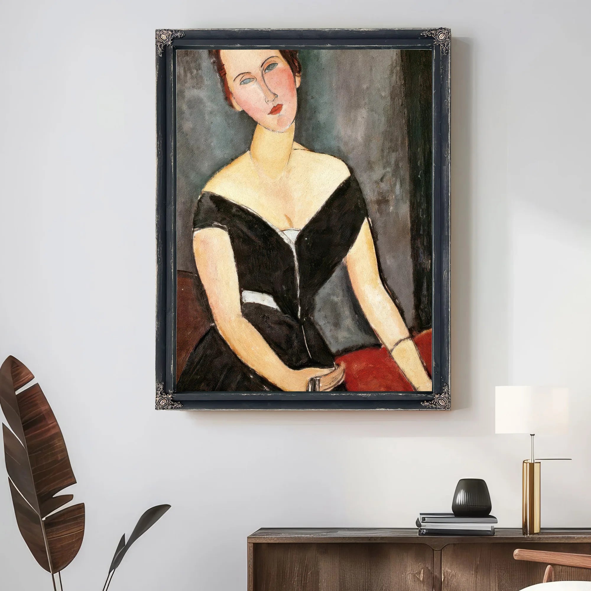 Madame G. Van Muyden By Amedeo Modigliani Fine Art Print