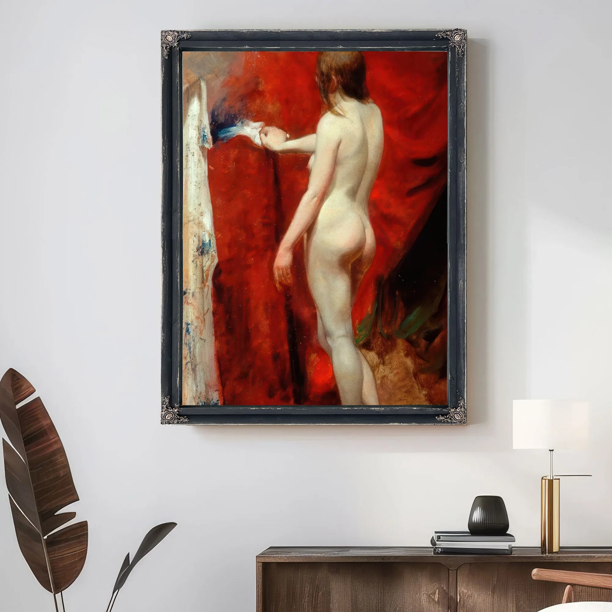 Back View Of A Woman By William Etty Fine Art Print
