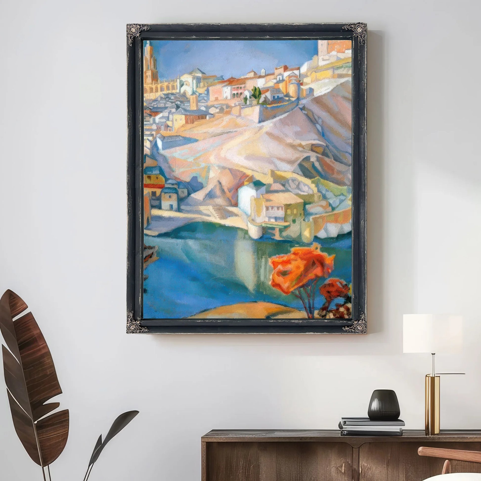View Of Toledo By Diego Rivera Fine Art Print