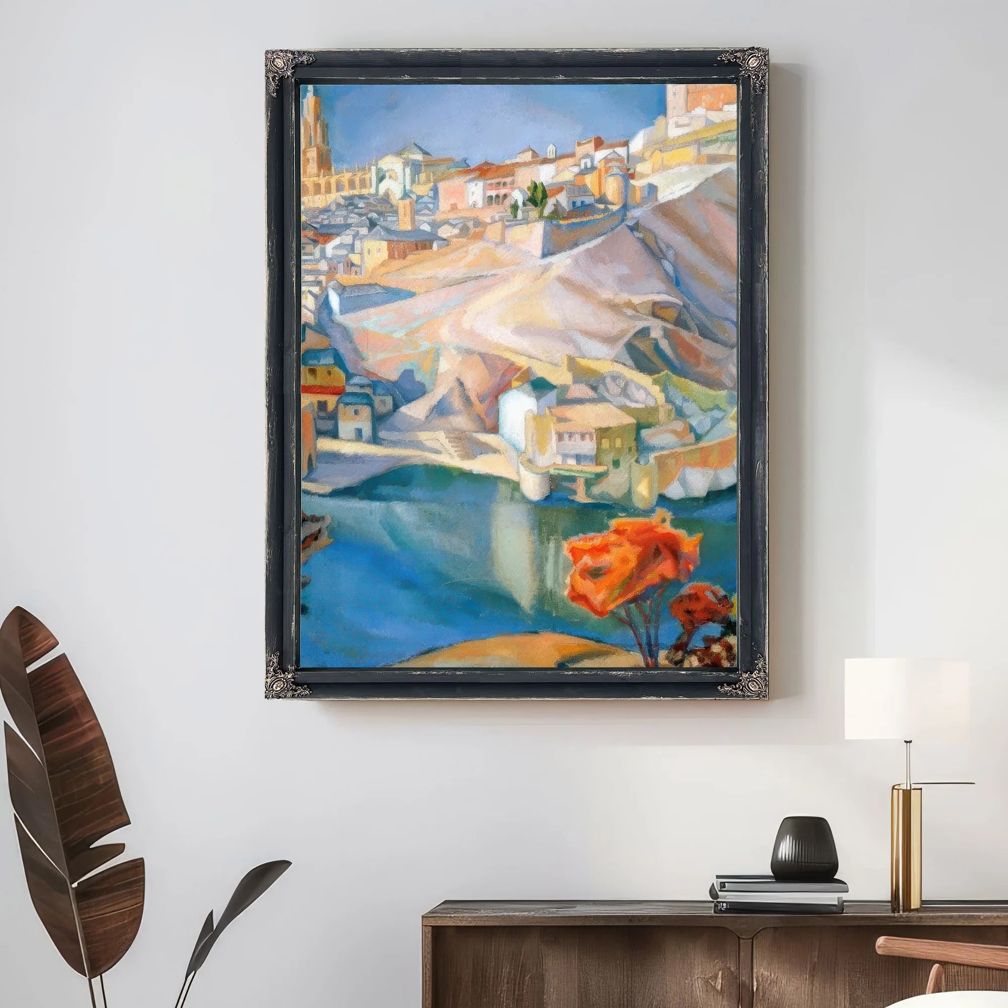 View Of Toledo By Diego Rivera Fine Art Print