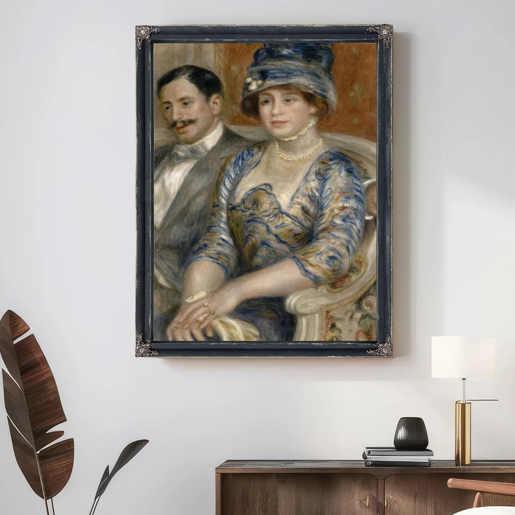 Mr. And Mrs. Gaston Bernheim De Villers (Monsieur And Madame Gaston Bernheim De Villers) By Pierre Auguste Renoir Fine Art Print