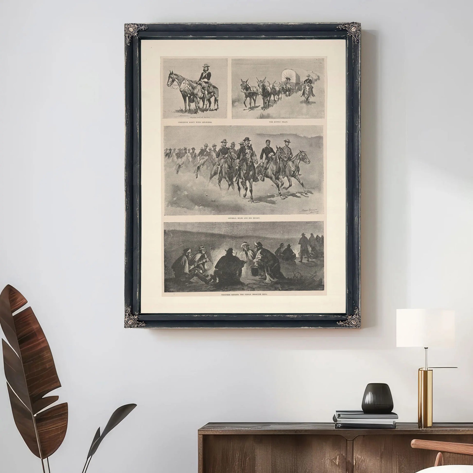 Chasing A Major General by Frederic Remington