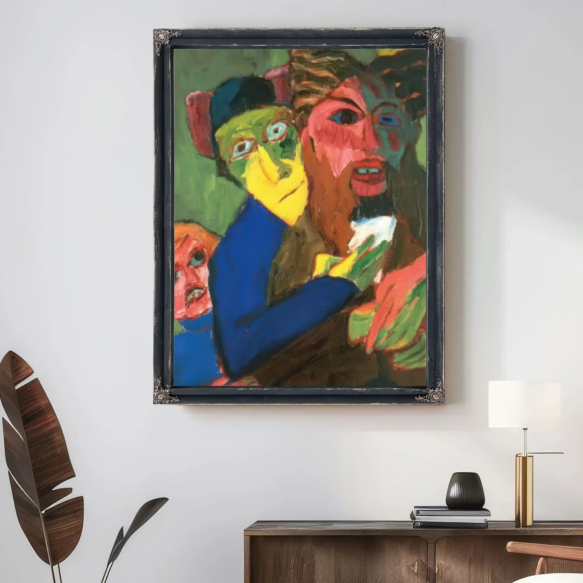 Excited People By Emil Nolde Fine Art Print