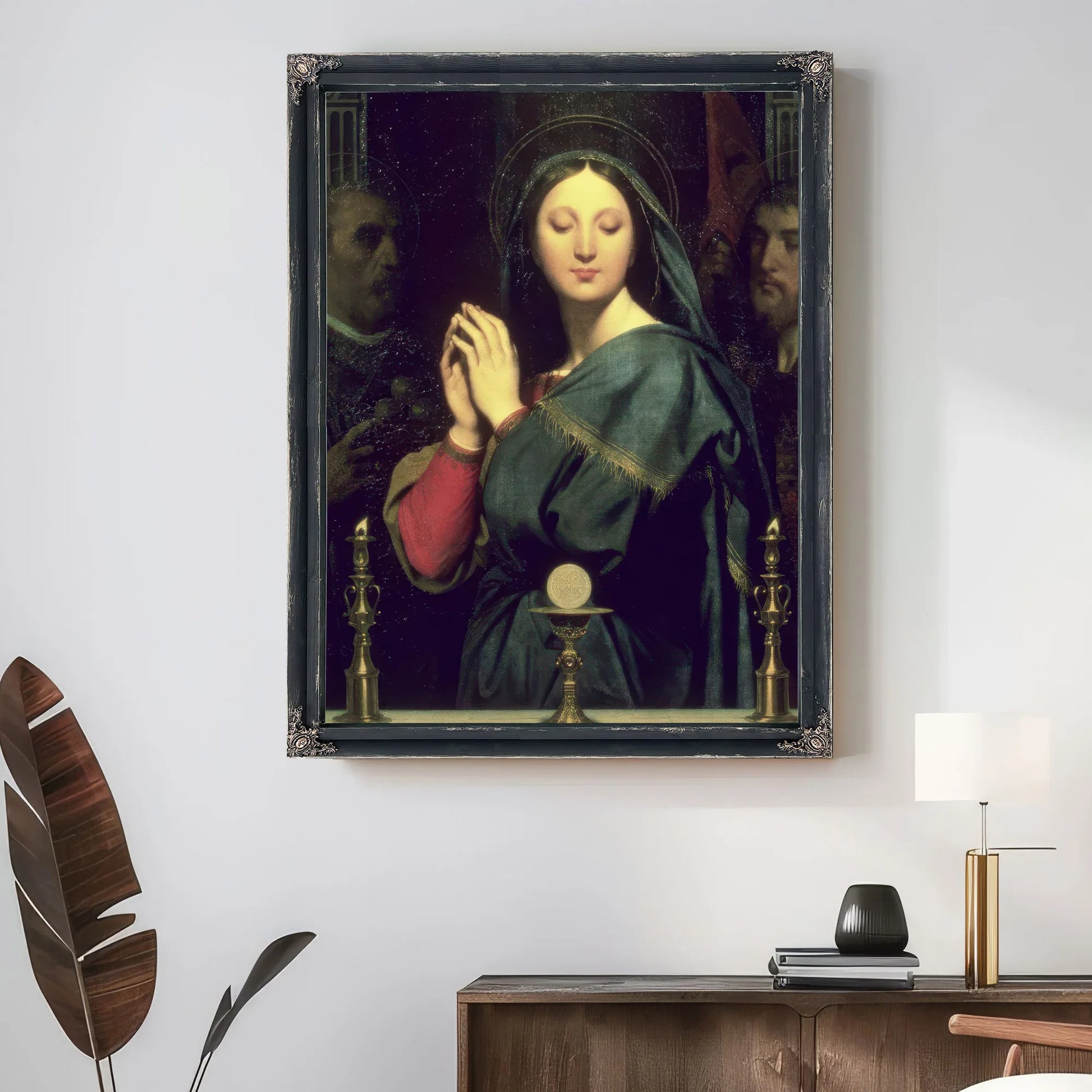 The Virgin With The Host By Jean Auguste Dominique Ingres Fine Art Print