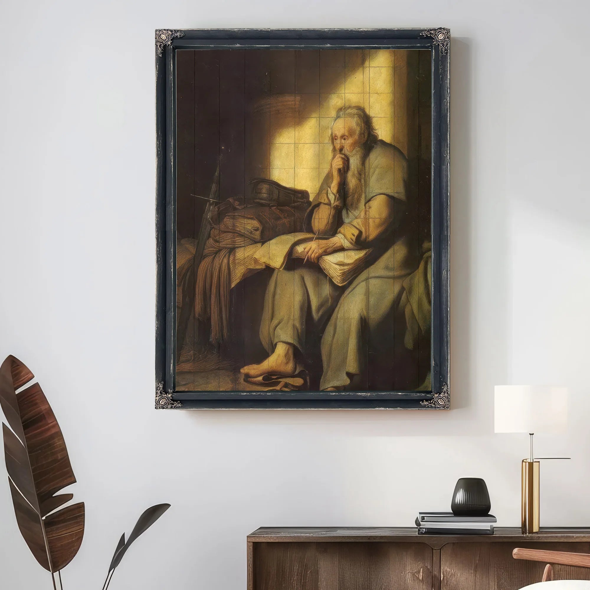 The Apostle Paul In Prison, 1627 By Rembrandt Fine Art Print