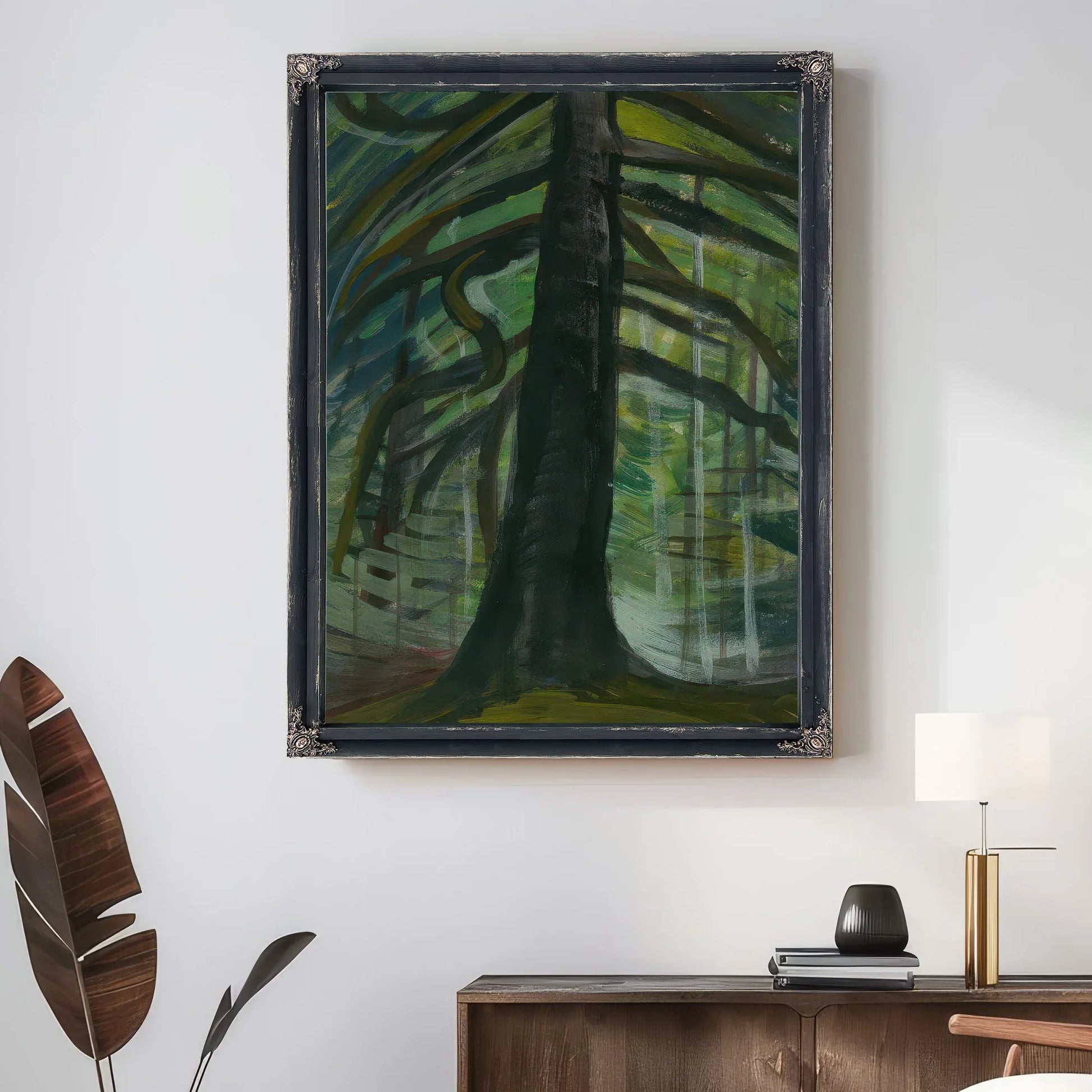 Dead Tree In The Forest By Emily Carr Fine Art Print