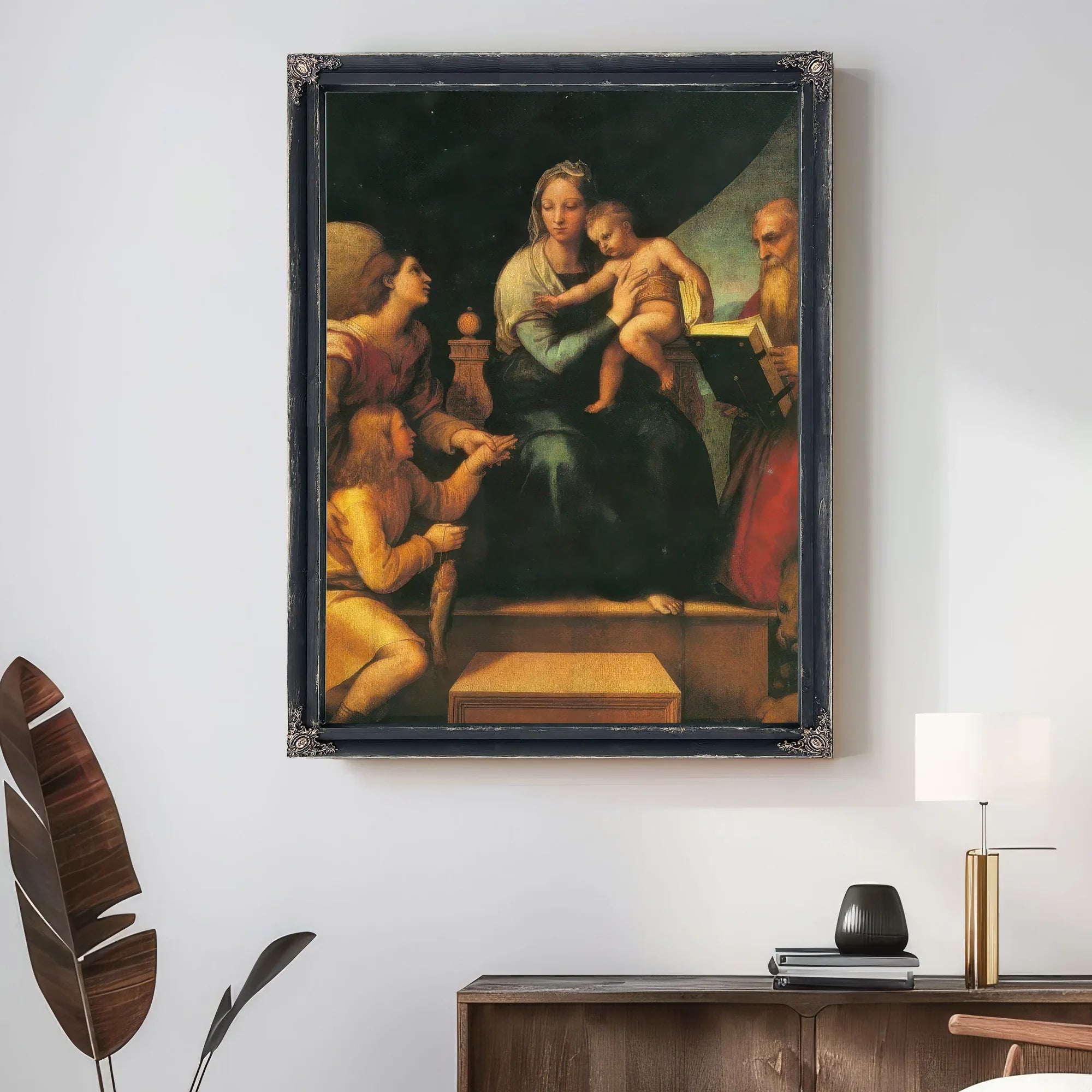 Madonna Della Sedia By Raphael Fine Art Print