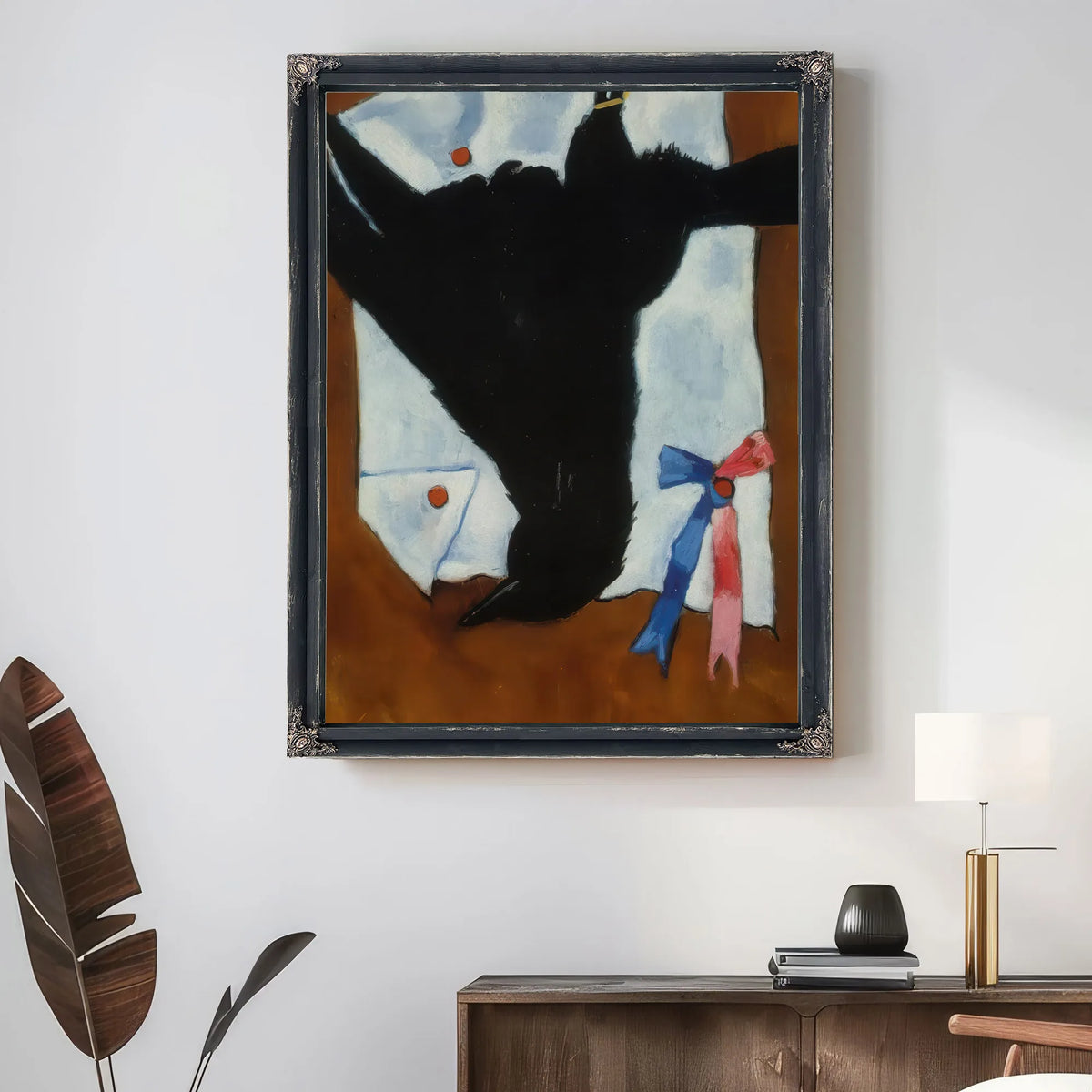 Crow With Ribbons By Marsden Hartley Fine Art Print