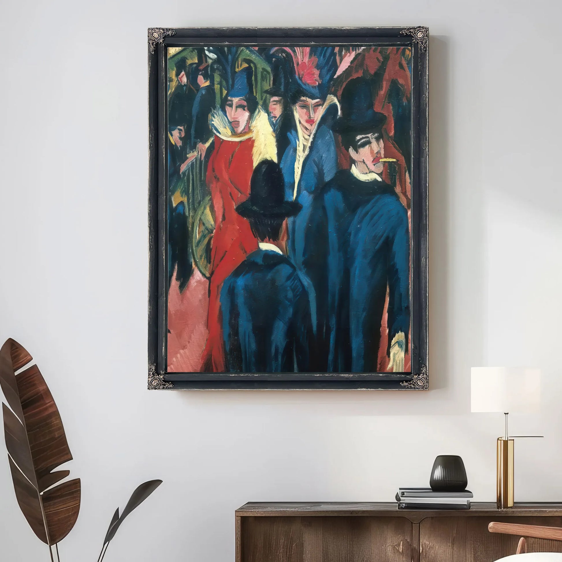 Berline Street Scene By Ernst Ludwig Kirchner Fine Art Print