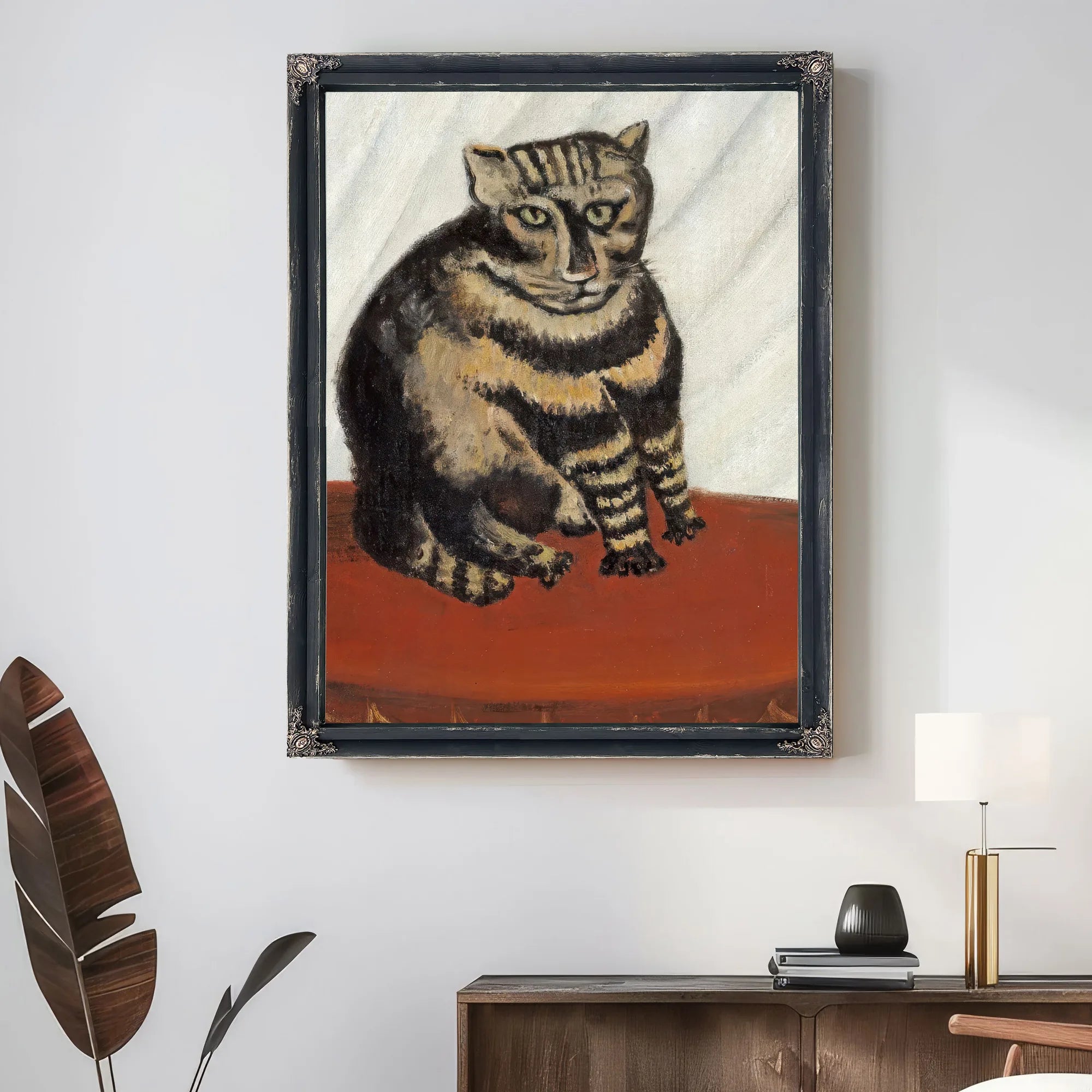The Tabby By Henri Julien Felix Rousseau Fine Art Print