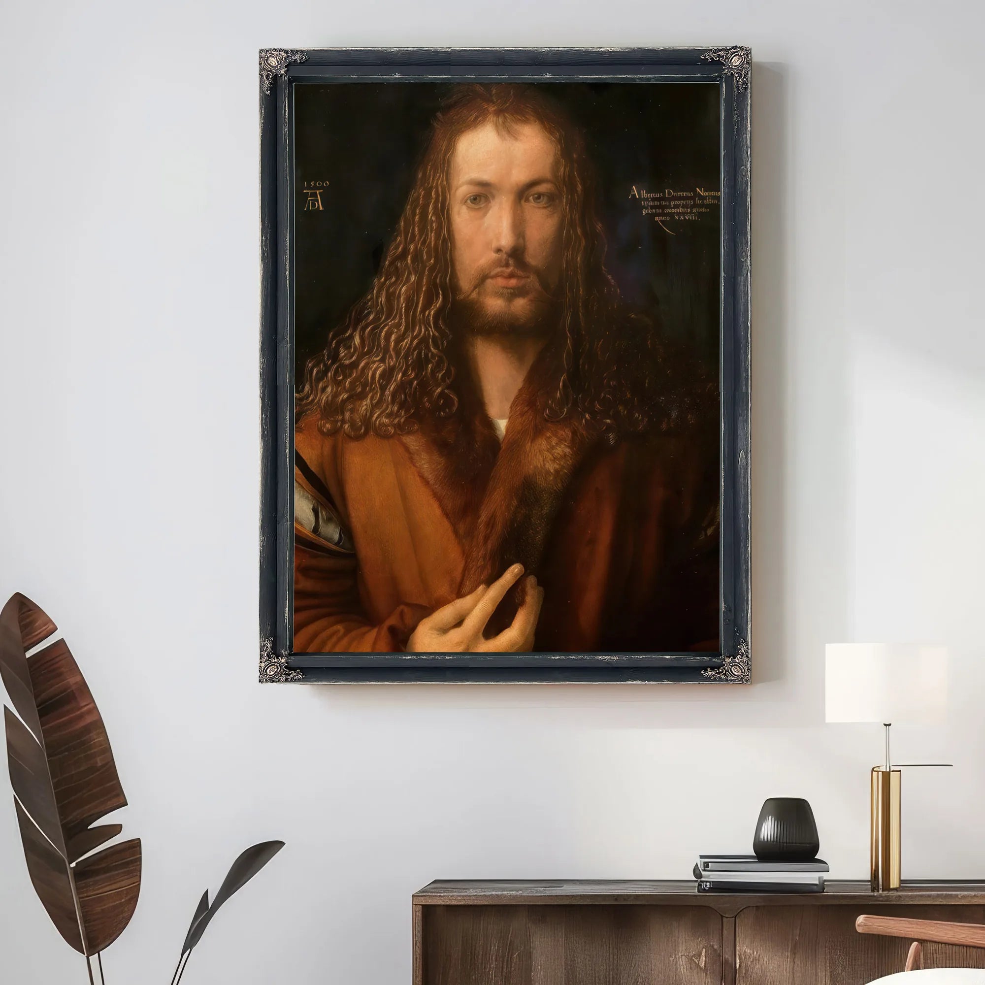 Self Portrait At Age 28 1500 By Albrecht Durer Fine Art Print