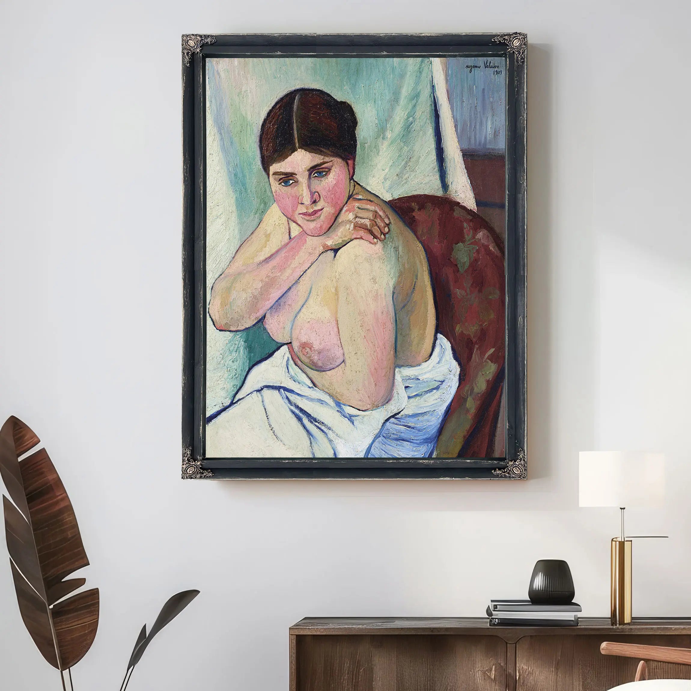 Juliette Assise Au Fauteuil by Suzanne Valadon