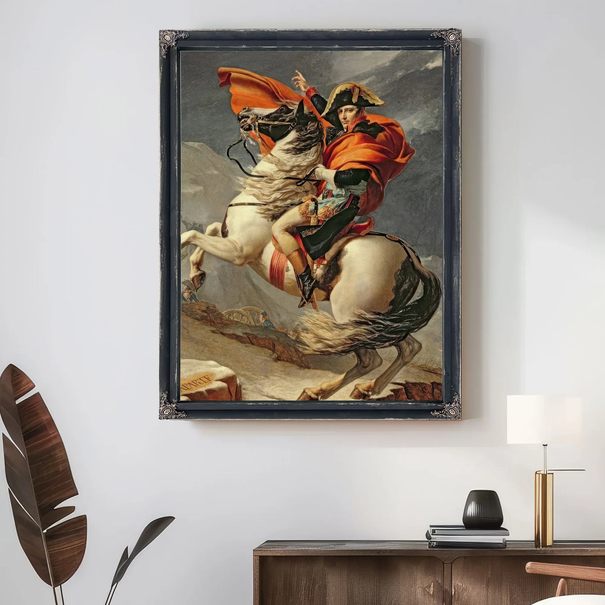 Napoleon Crossing The Alps On 20Th May 1800 1 By Jacques Louis David Fine Art Print