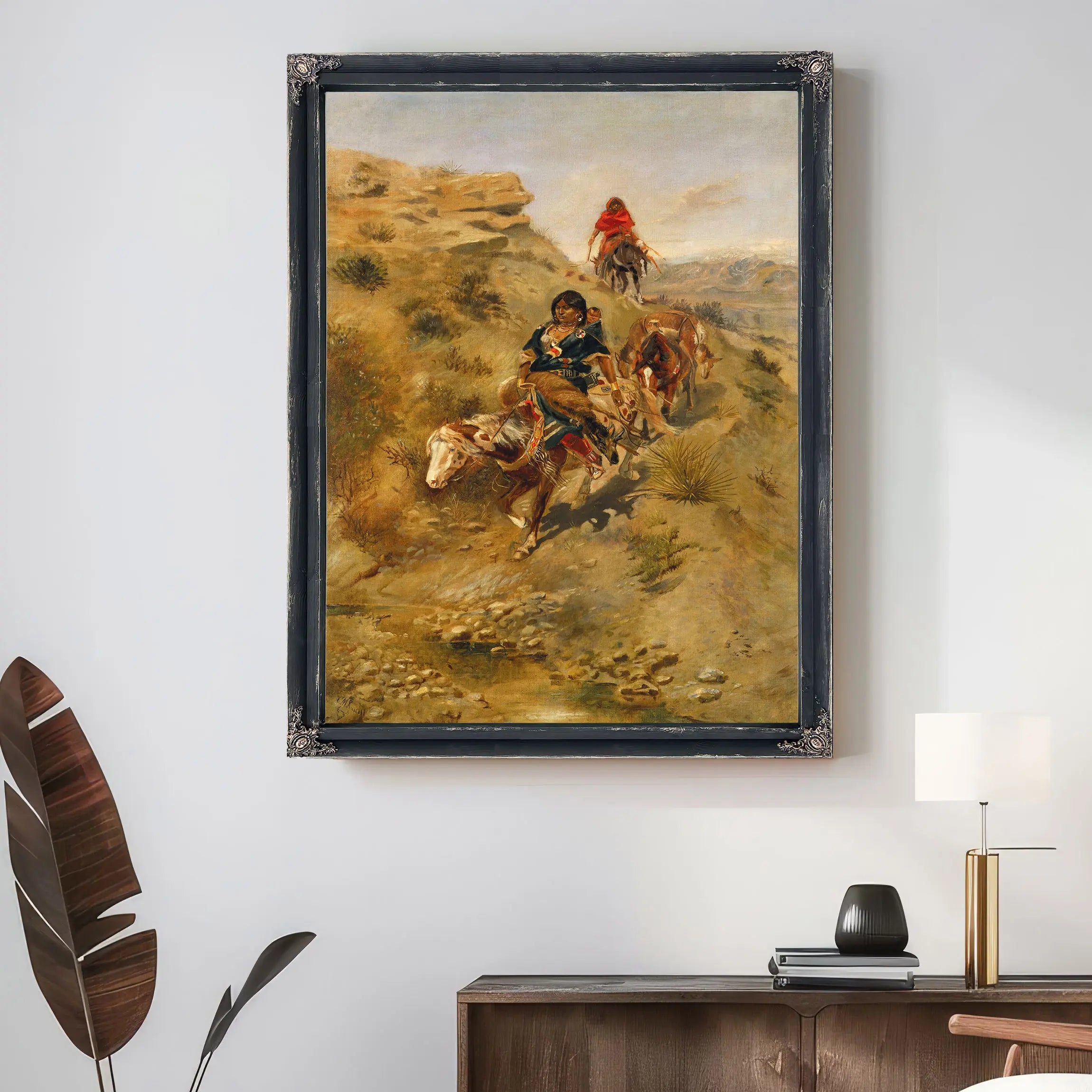 Bringing Home The Meat by Charles Marion Russell